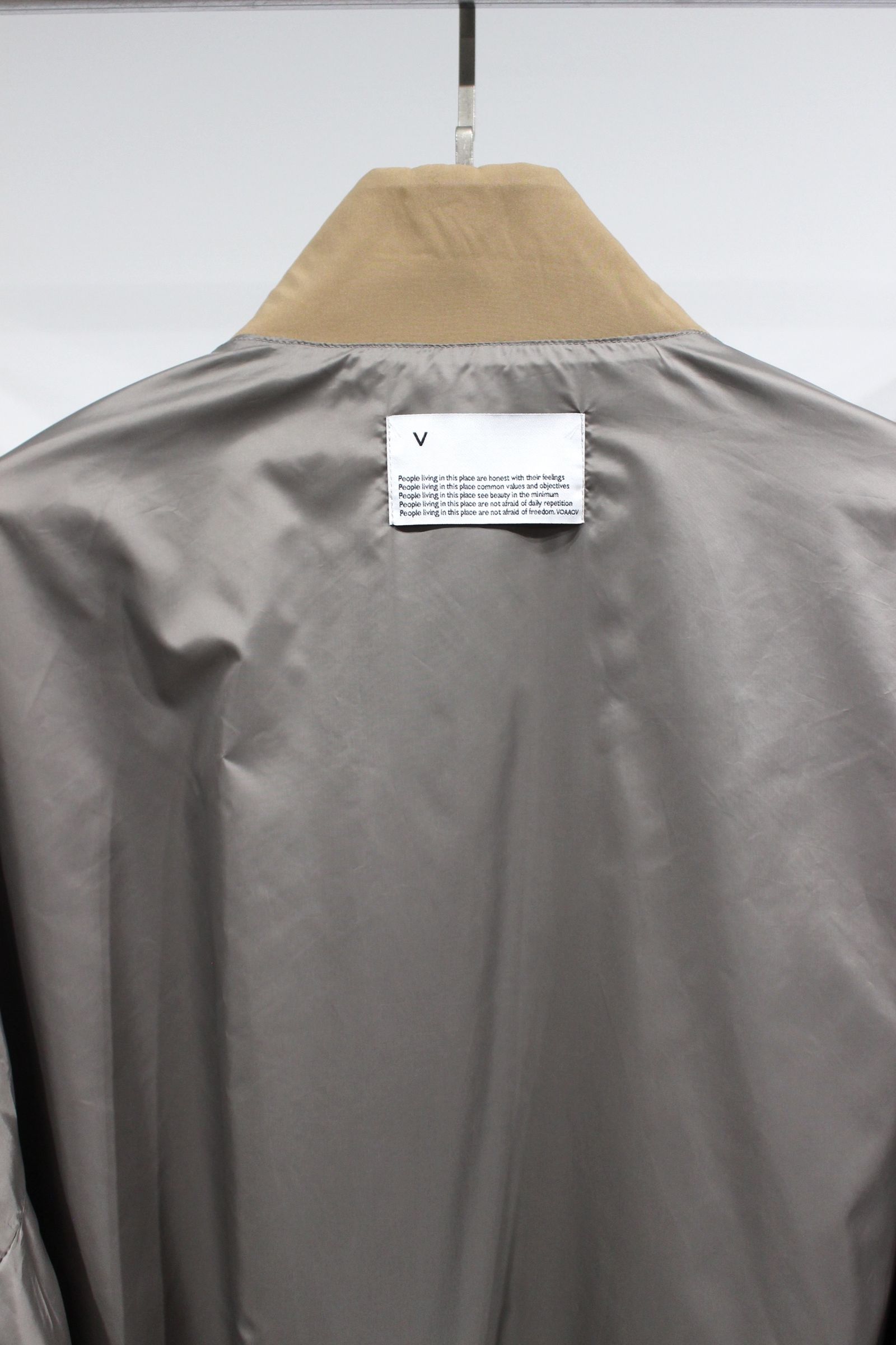 TYPEWRITER Reversible Blouson/BEIGE