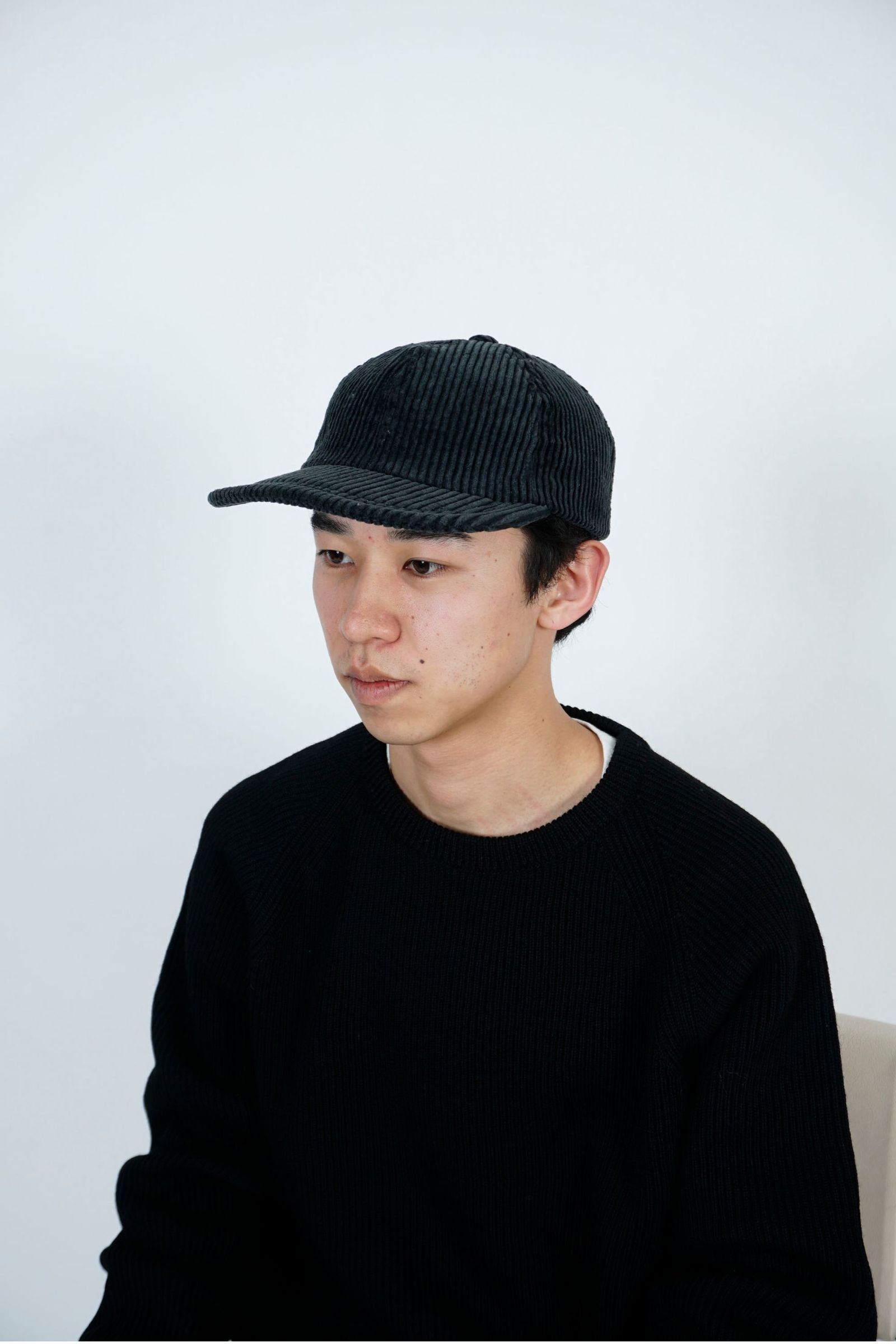 CORDUROY CAP/BLACK