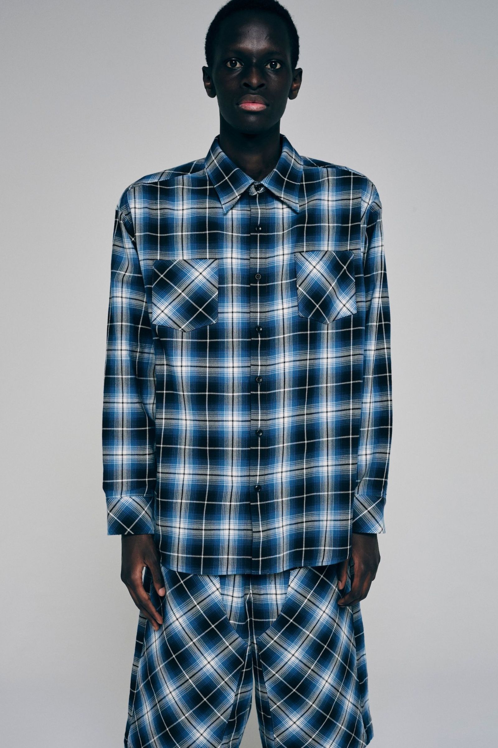 Standerd shirt | BLUE | シャツ