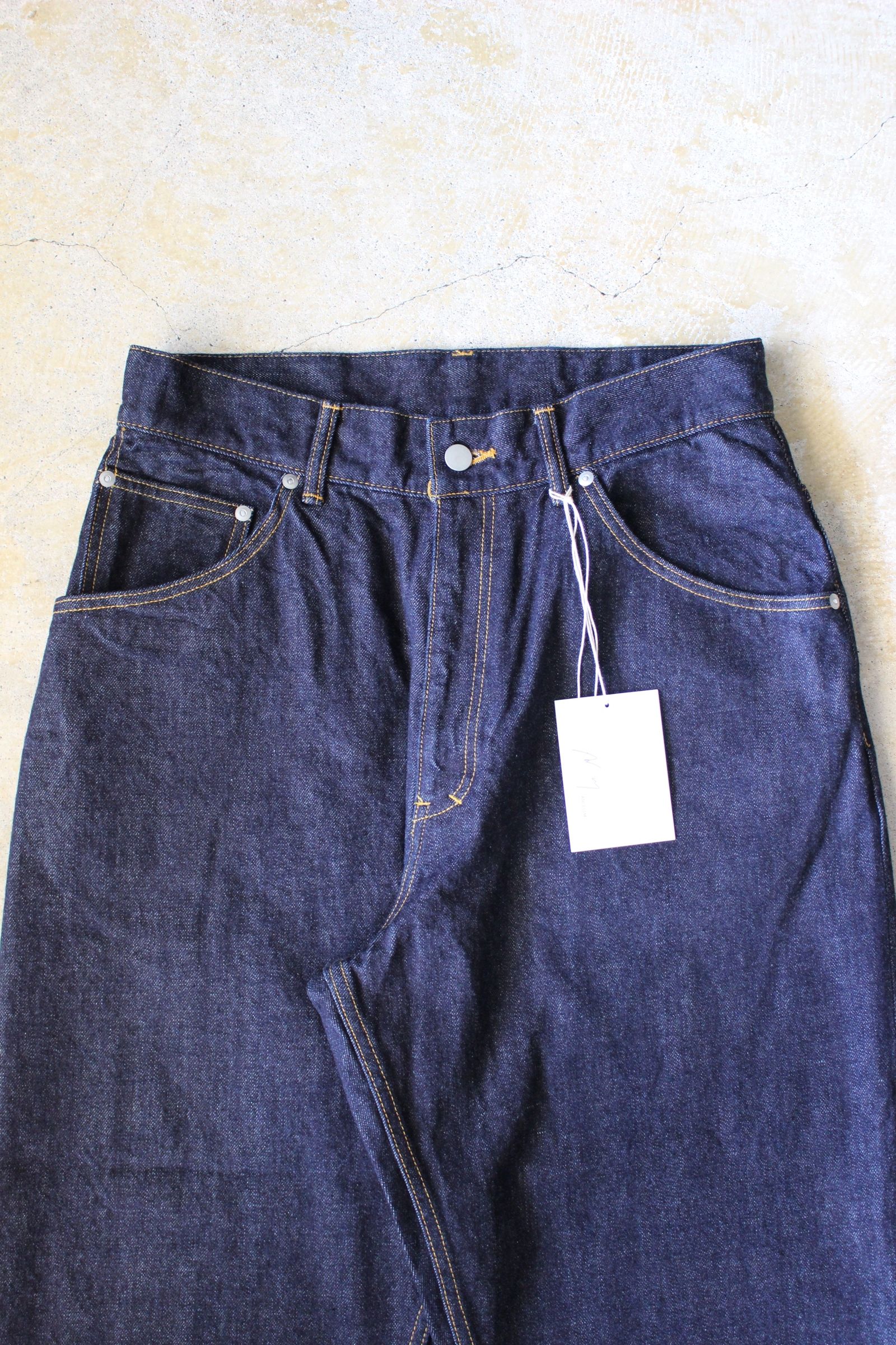 ANCELLM - TAPERED 5P DENIM PANTS | BLACK | デニム | NapsNote