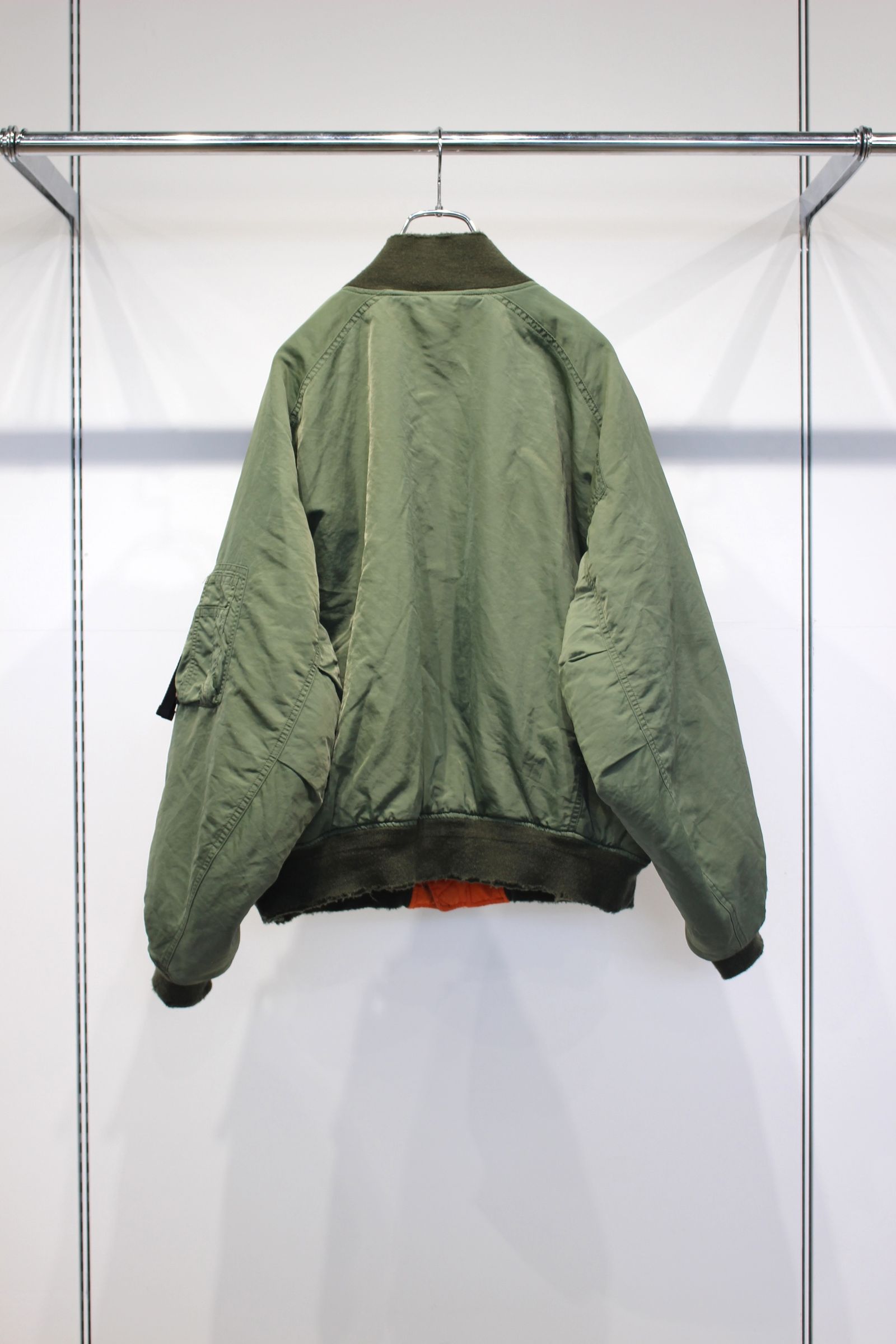 AGING BOMBER JACKET | KHAKI | ボンバージャケット