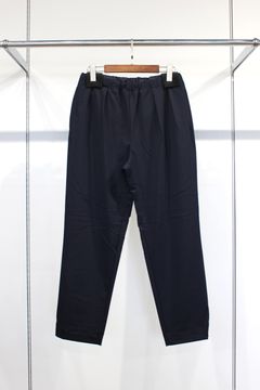 2TUCK TAPERED EZ PANTS -solid-/D.NAVY