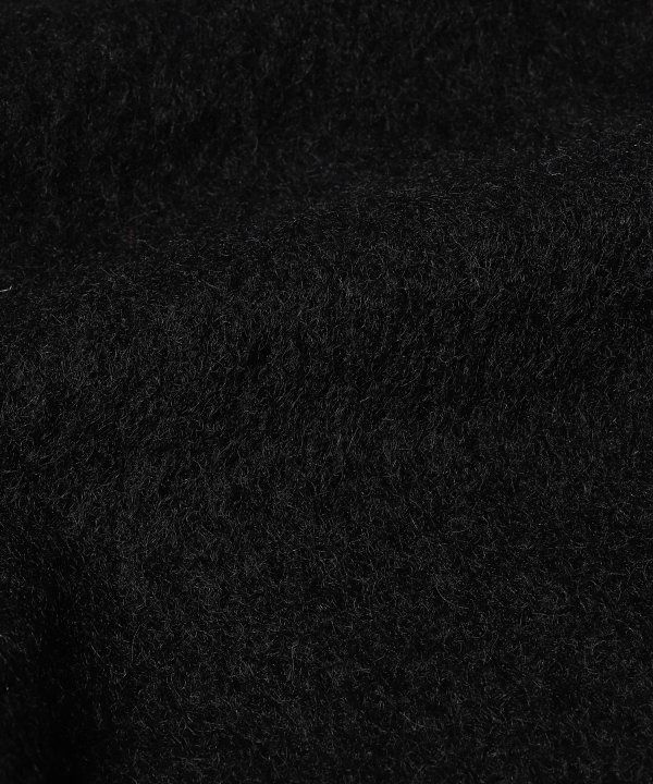 MOHAIR SHIRT JACKET/シャツジャケット/ブラック