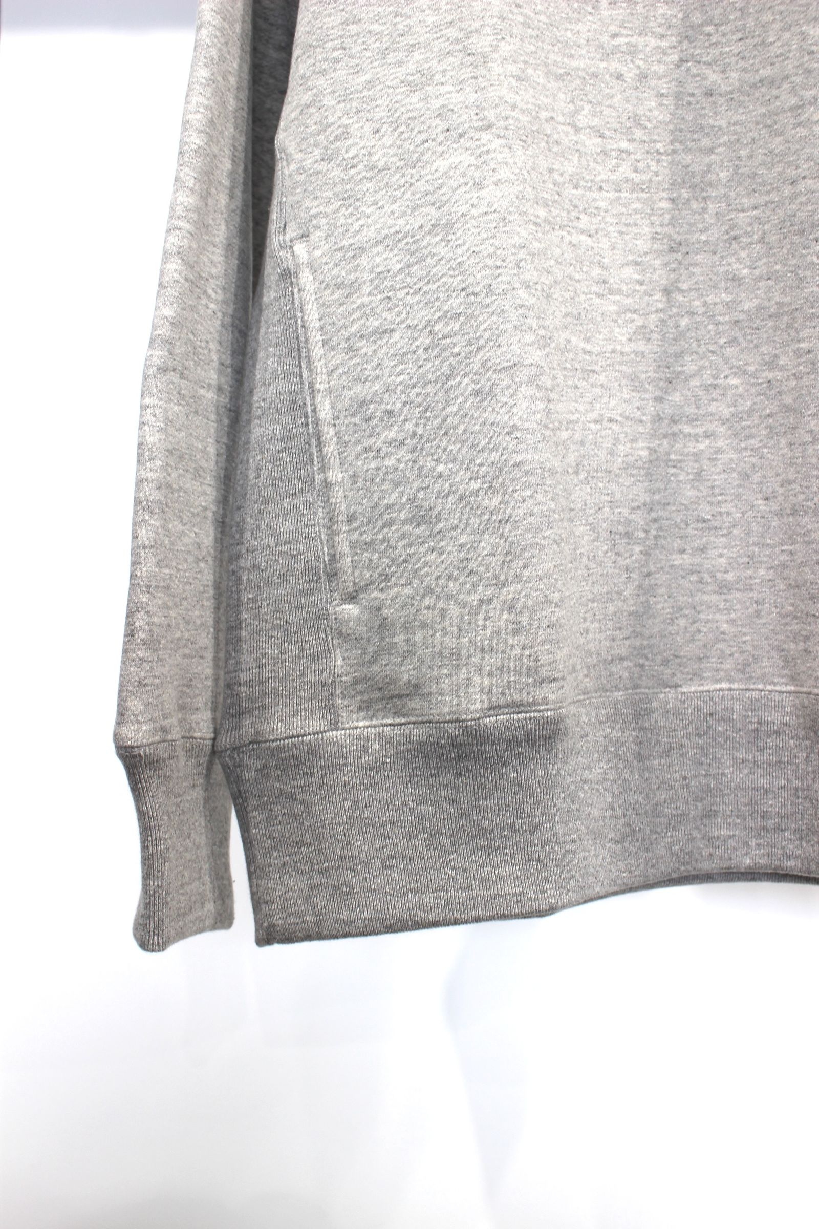 RAFFY HIGH-CREW NECK P/O -brushed- | GRAY | スウェット