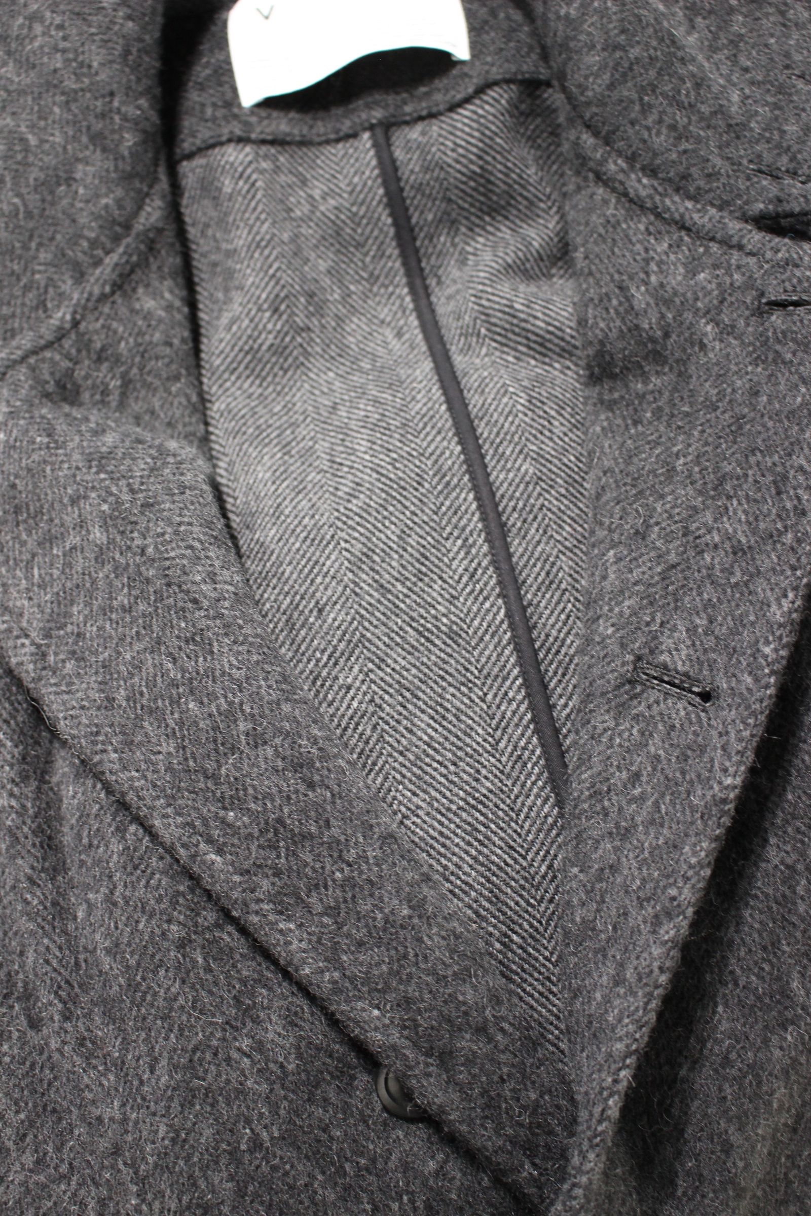 RECYCLE HERRINGBONE BLANKET Long Coat/ロングコート