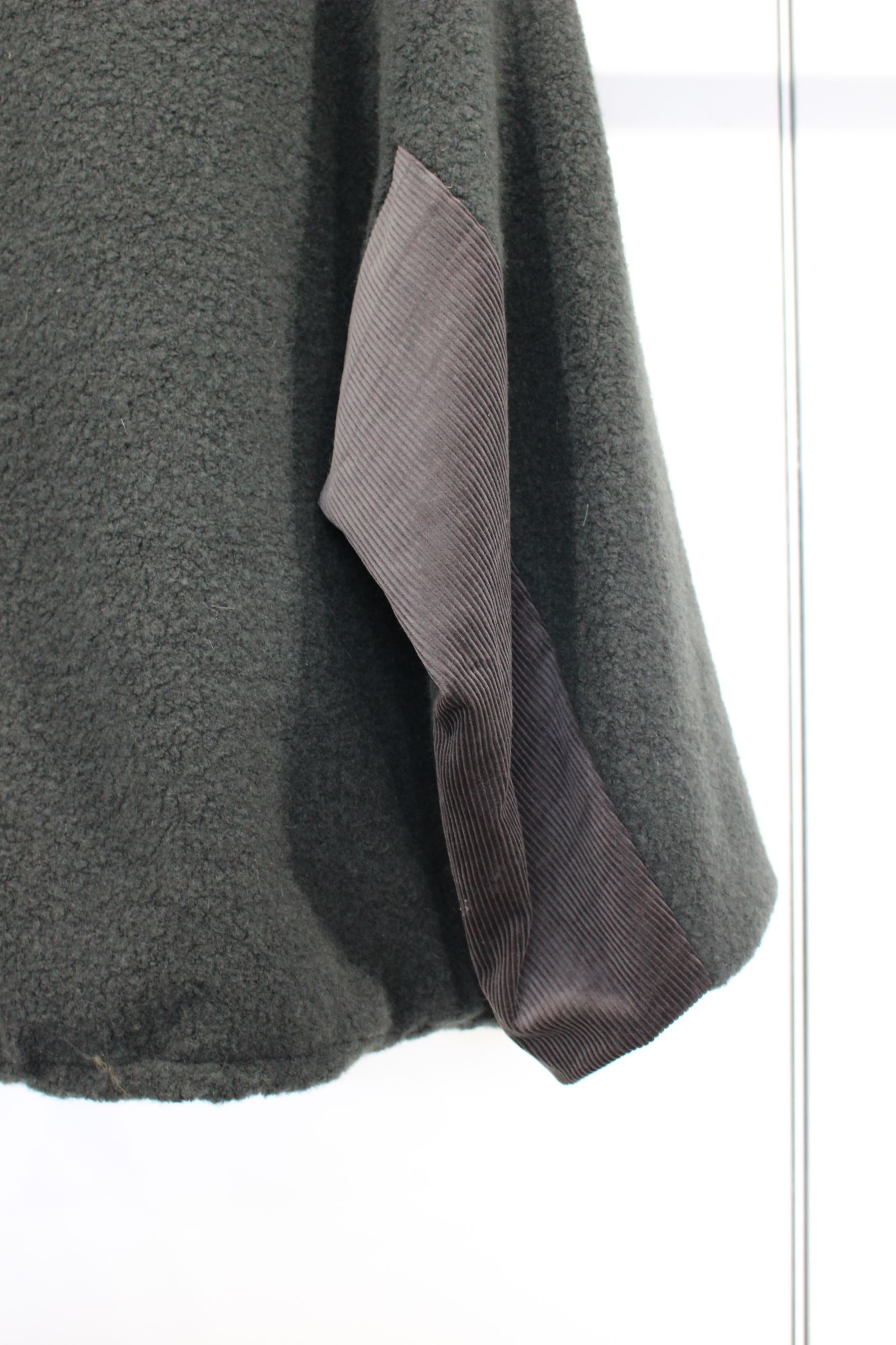 BISHU ANGORA PILE JERSEY Reversible Blouson/OLIVE/ボアブルゾン