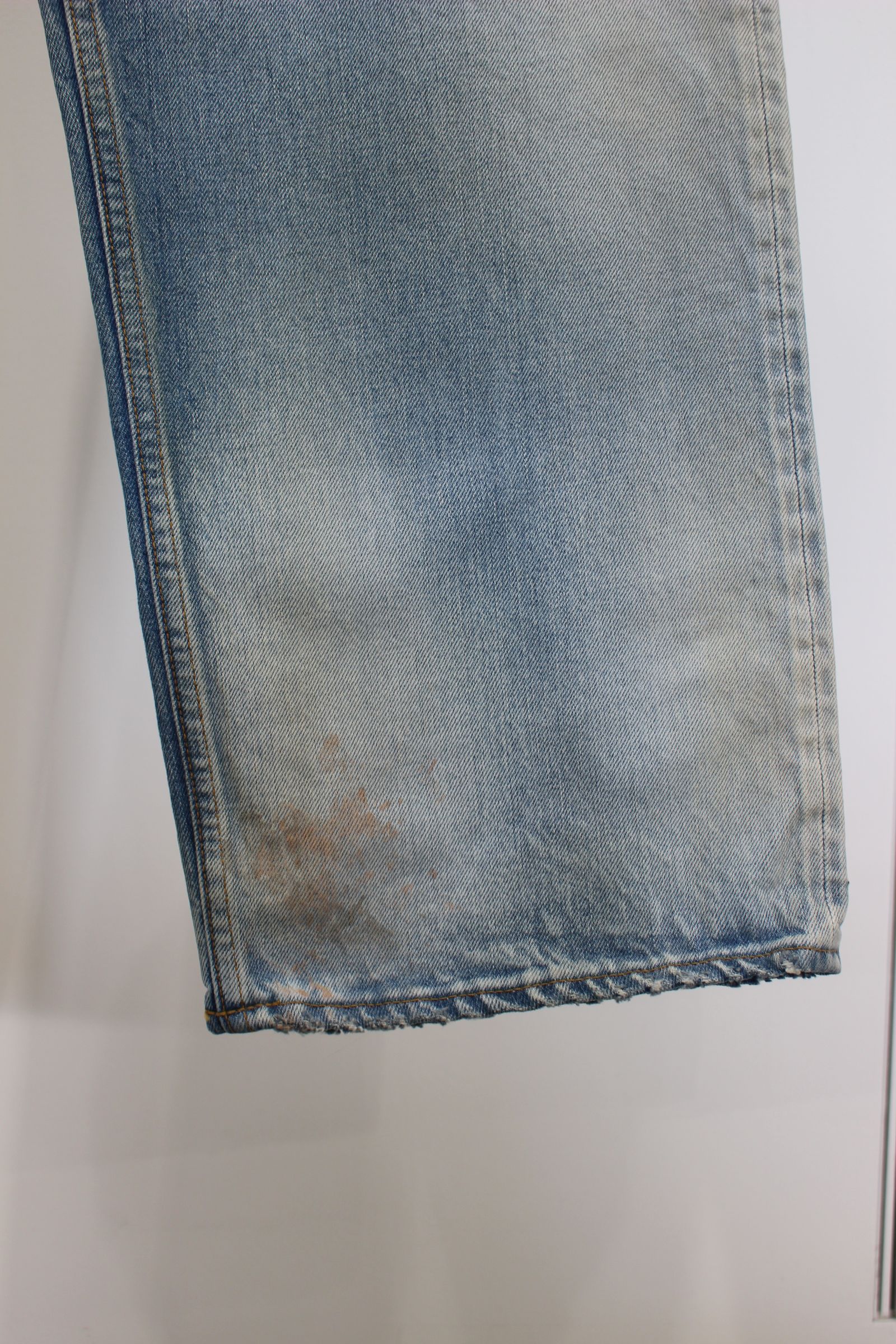 SELVEDGE DENIM STRAIGHT 5P PANTS/INDIGO