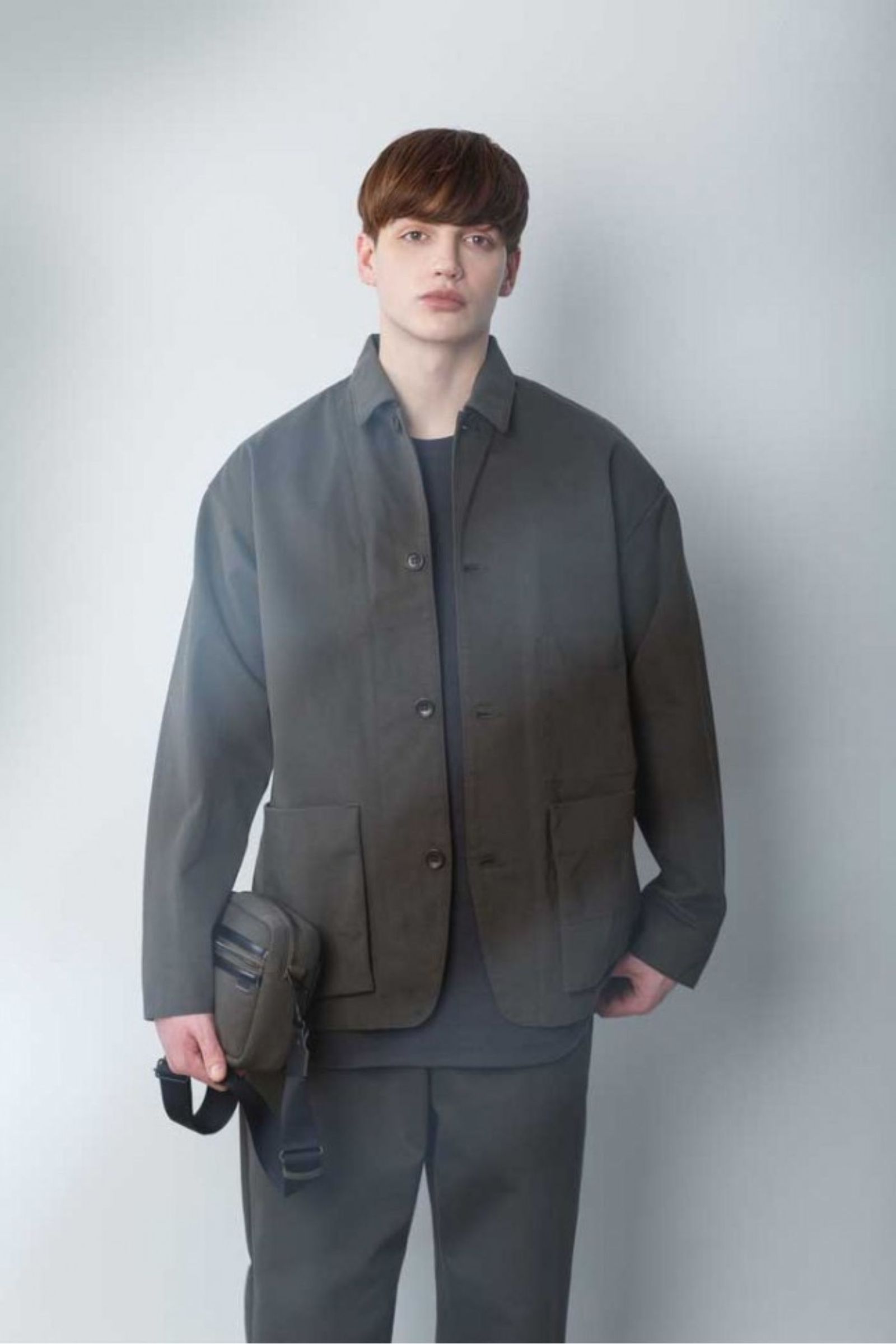 HARD TWILL COVERALL/OLIVE