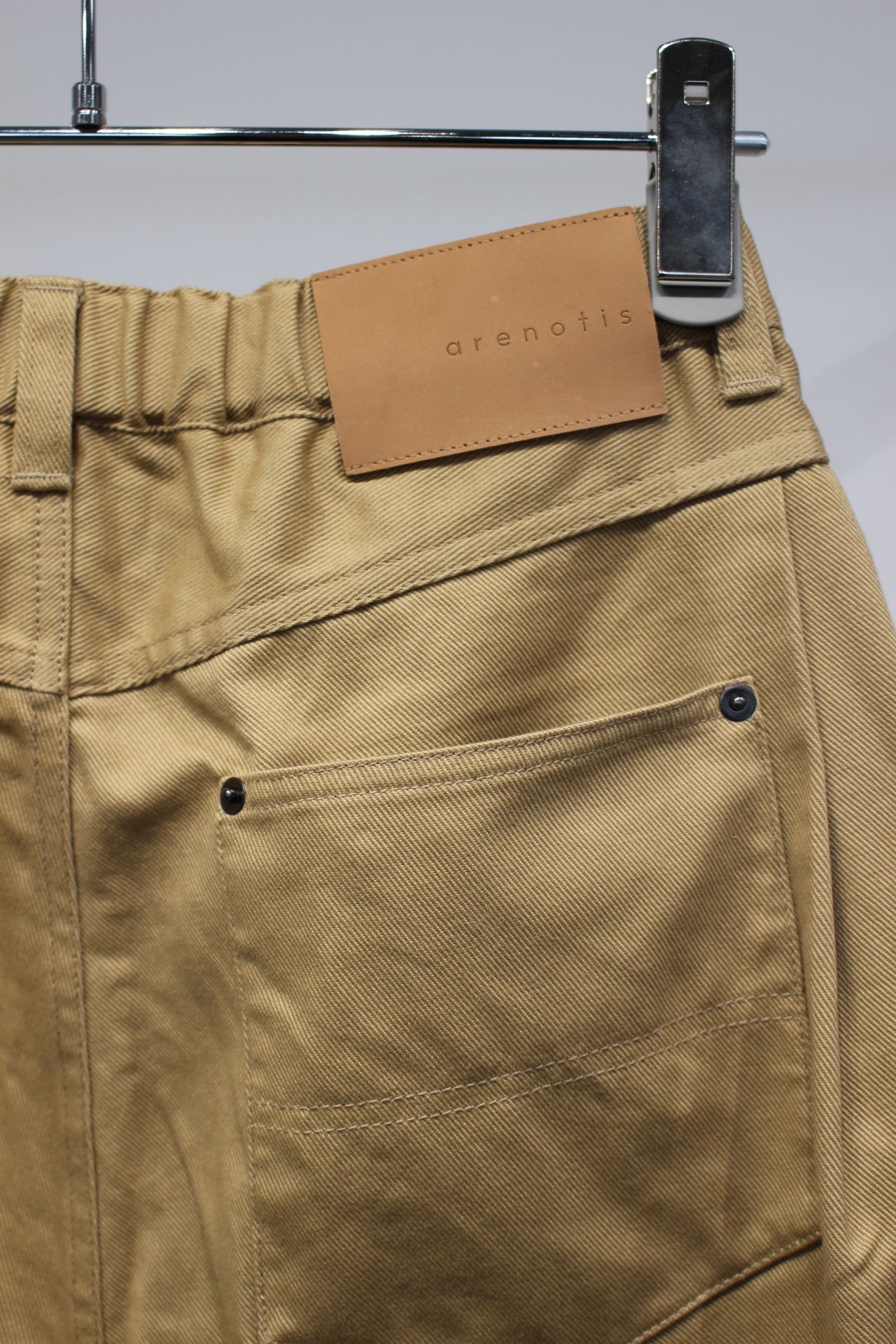 Clear Twill Crescent Wide 5-Pocket Trousers | BEIGE | 5ポケットパンツ