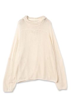 MESH HOODIE | IVORY | メッシュフーディ