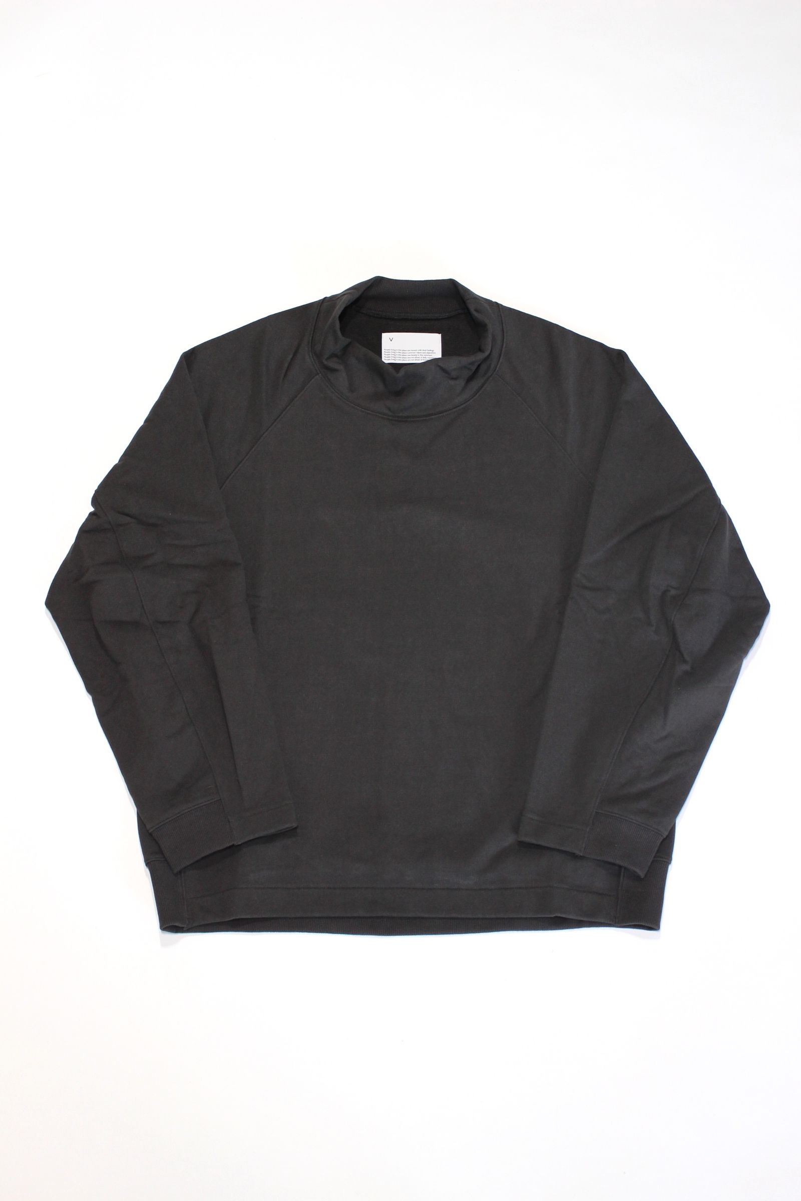 Pile Shape Knitted Sweat (Hi-neck)/ハイネックスウェット
