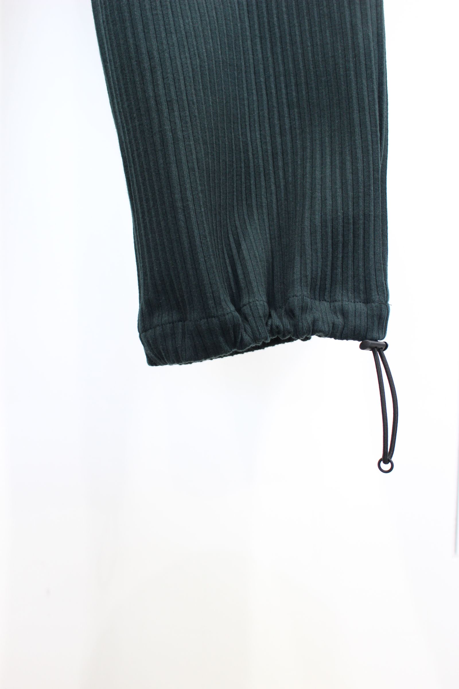 ACCORDION RIB EASY PANTS/リブイージーパンツ