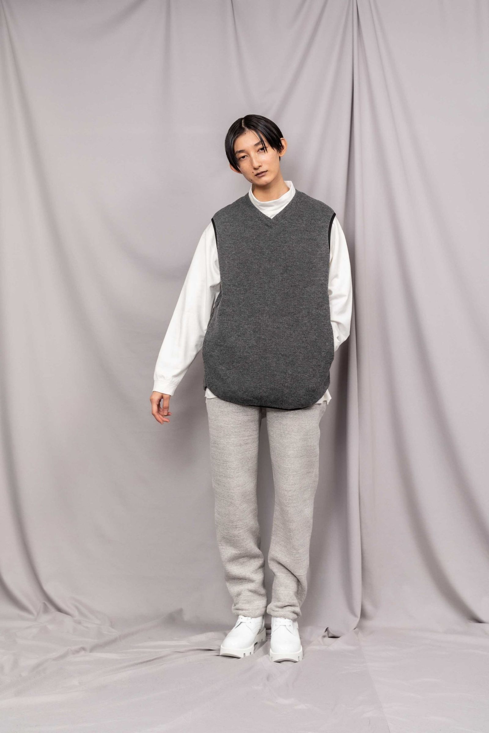 PERS PROJECTS スウェットパンツ グレー 3 切替え 裏毛