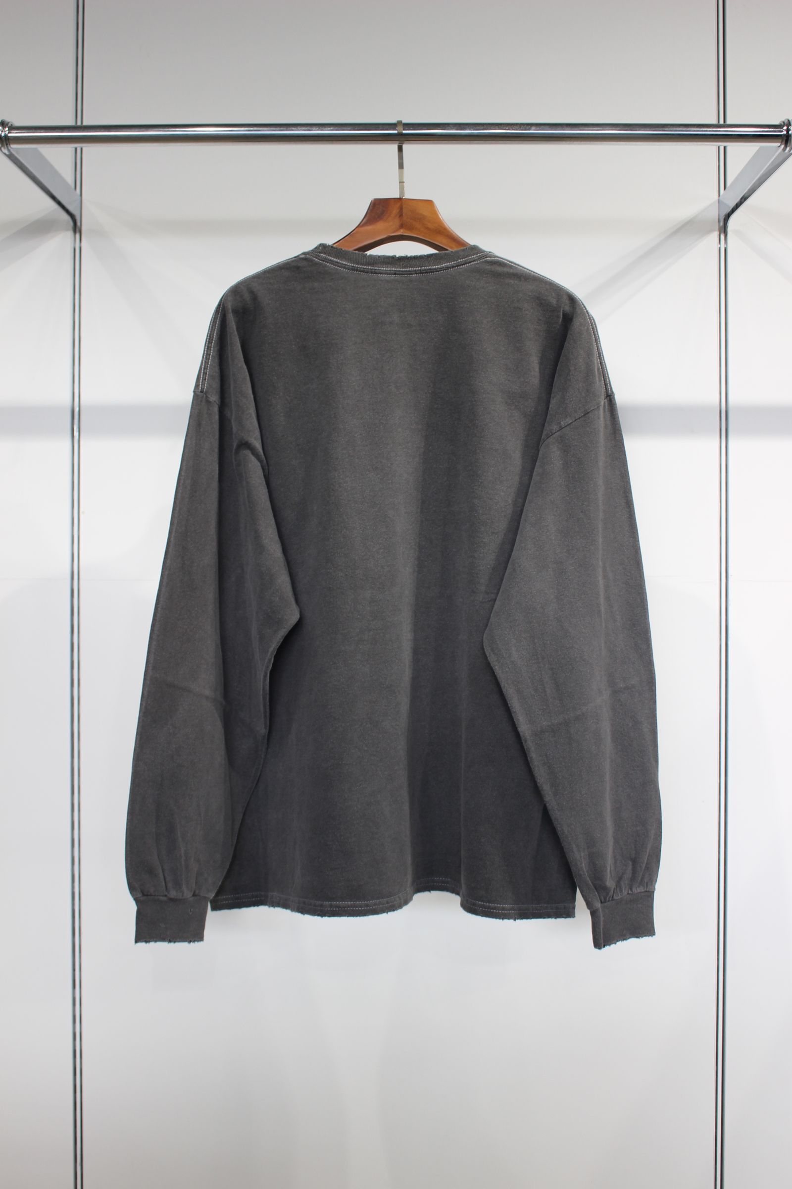 ANCELLM - LOGO LS T-SHIRT | BLACK | カットソー | NapsNote