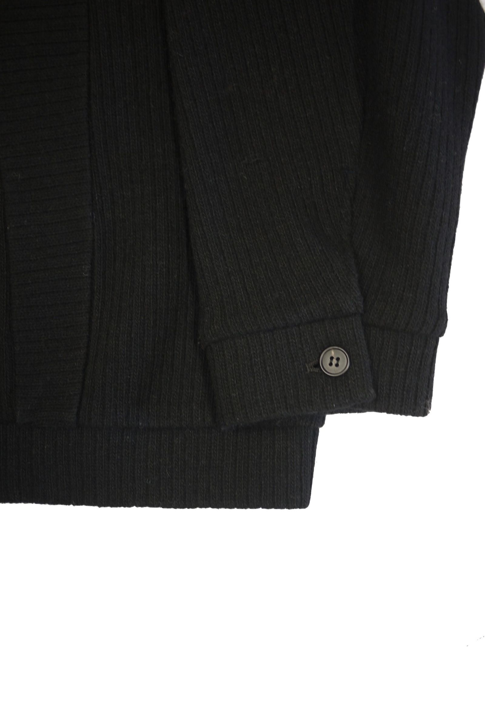 JieDa - WOOL RIB JACKET/BLACK | NapsNote