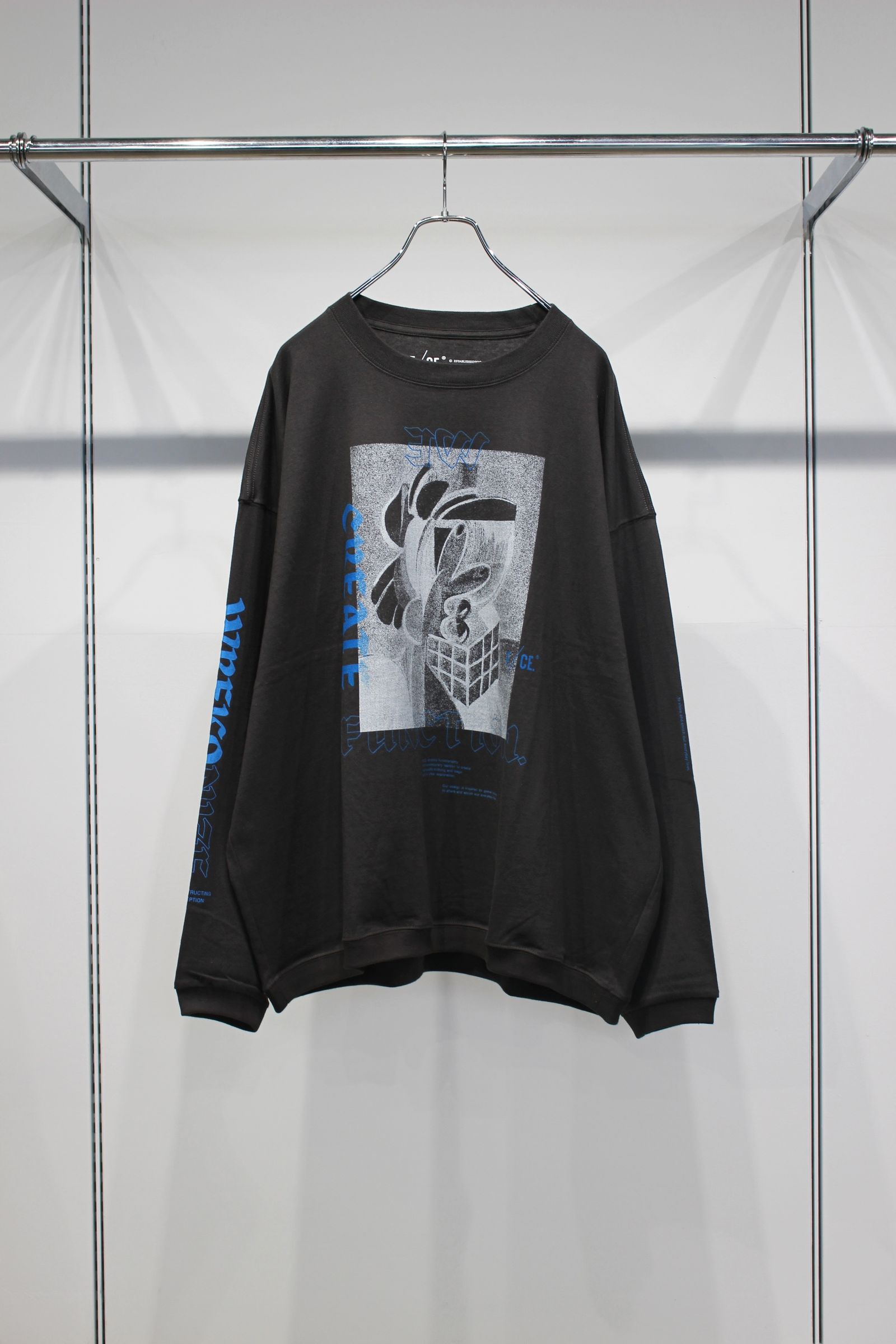 RE AIKAWA LONG SLEEVE TYPE-A | Charcoal | カットソー