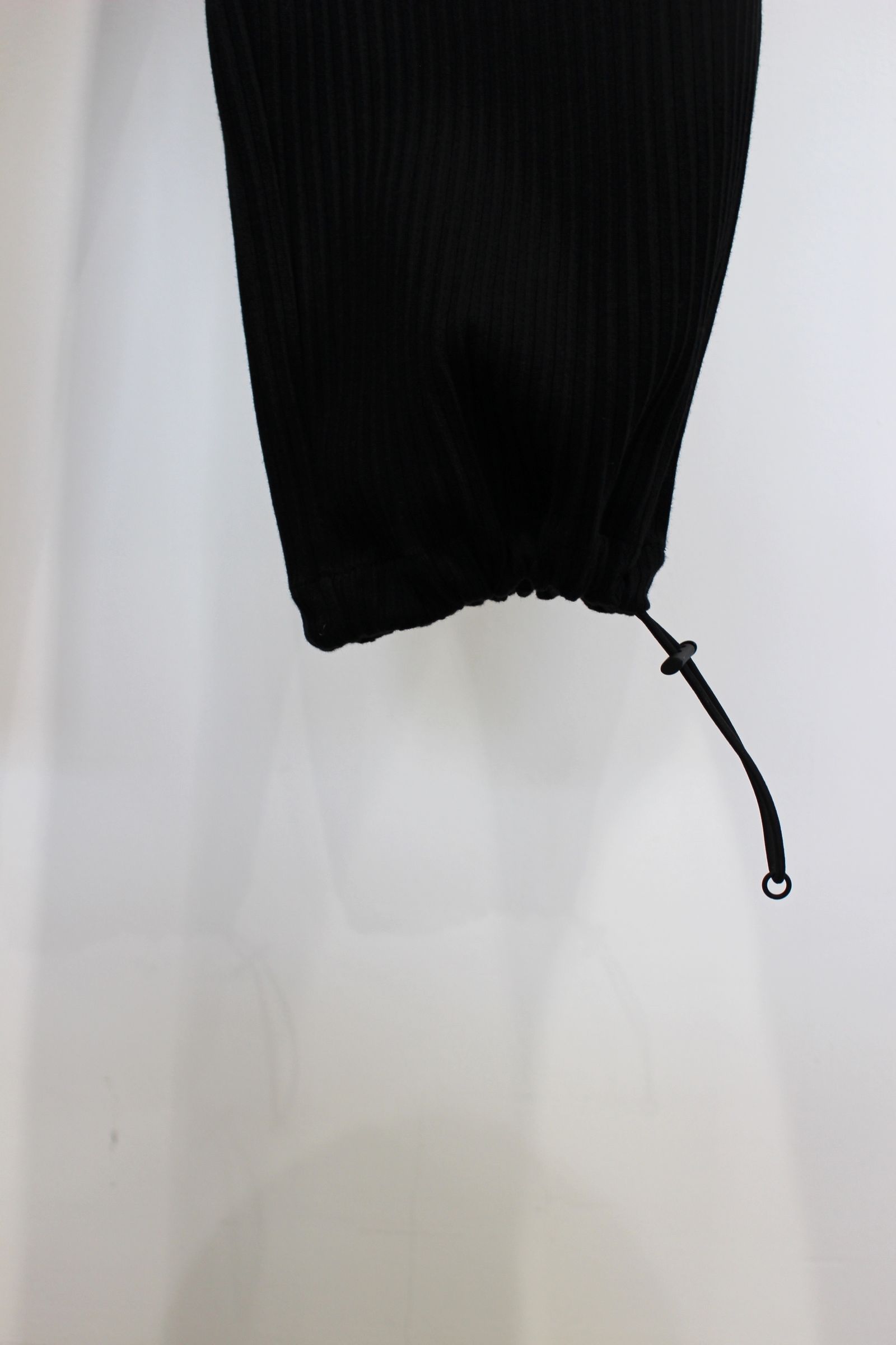 ACCORDION RIB EASY PANTS/リブイージーパンツ