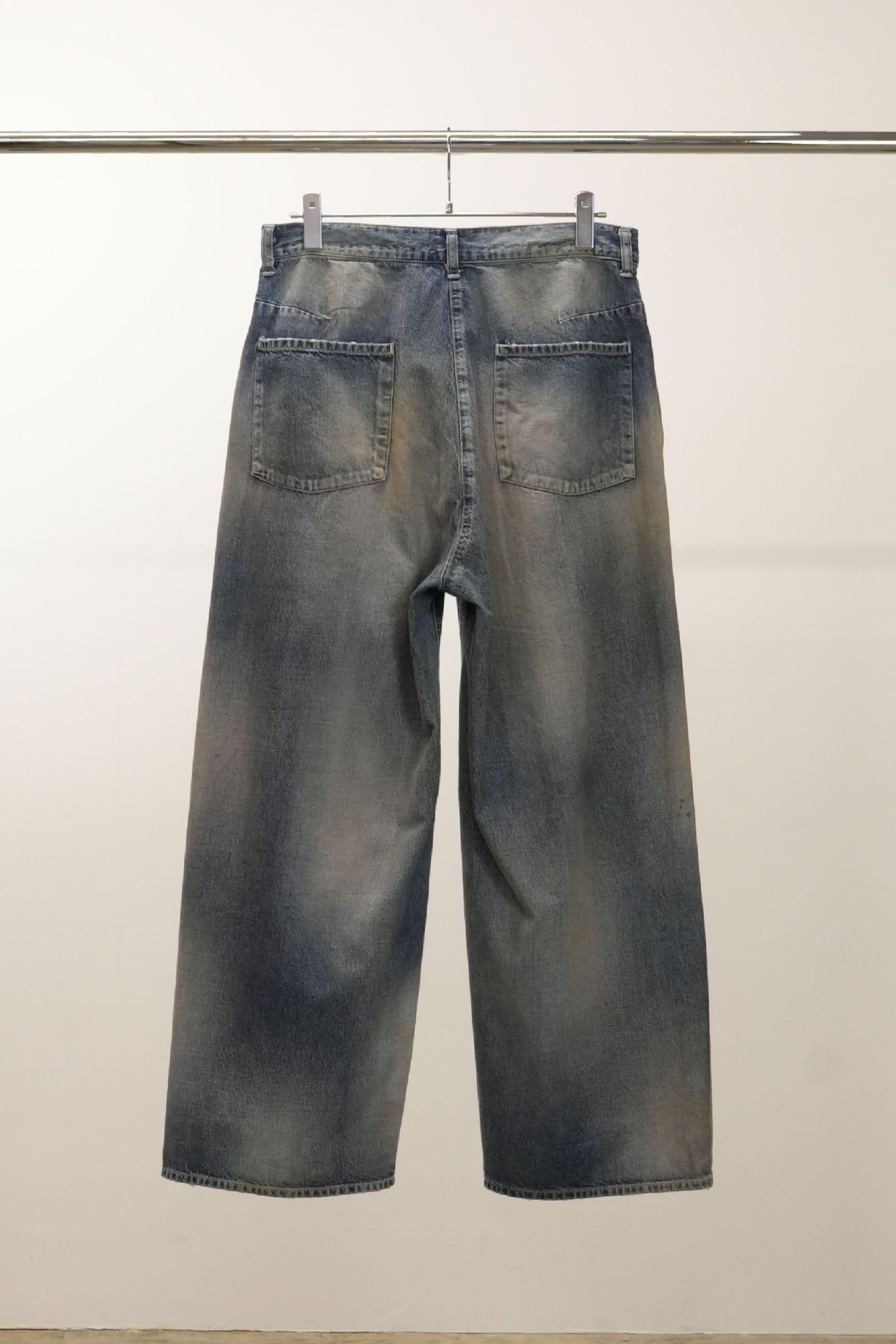 DENIM WIDE SLACKS | INDIGO | デニムパンツ