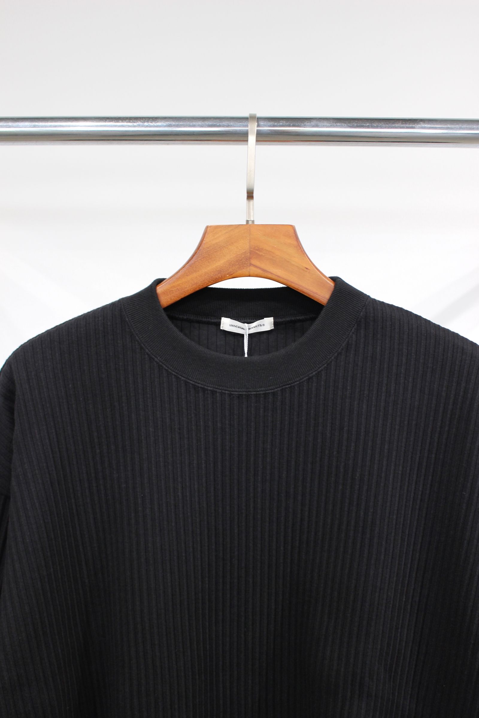 ACCORDION RIB CREW NECK/リブスウェット