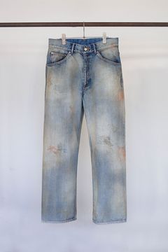 SELVEDGE DENIM STRAIGHT 5P PANTS/INDIGO