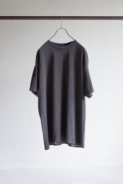 【再入荷】EMBROIDERY DYED T-SHIRT/F.BLACK
