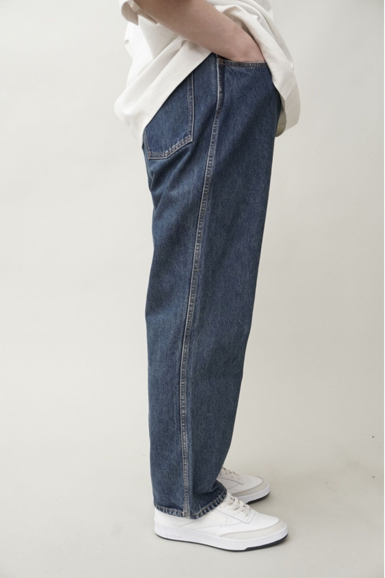 5POCKET TUCK WIDE DENIM/タックワイドデニムパンツ