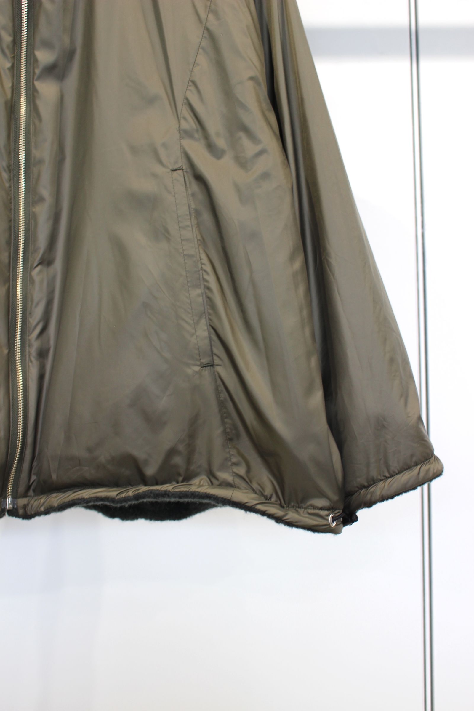BISHU ANGORA PILE JERSEY Reversible Blouson/OLIVE/ボアブルゾン