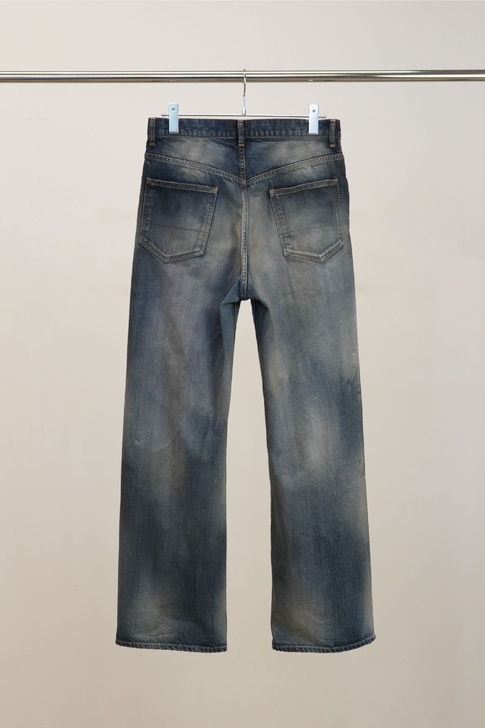AGING MIDDLE STRAIGHT 5P DENIM PANTS | INDIGO | デニムパンツ