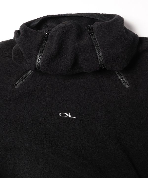 FLEECE BALACLAVA HOODIE/BLACK