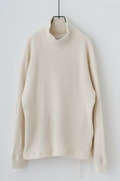ALBERT MOC SWEATER | ECRU | ワッフルカットソー