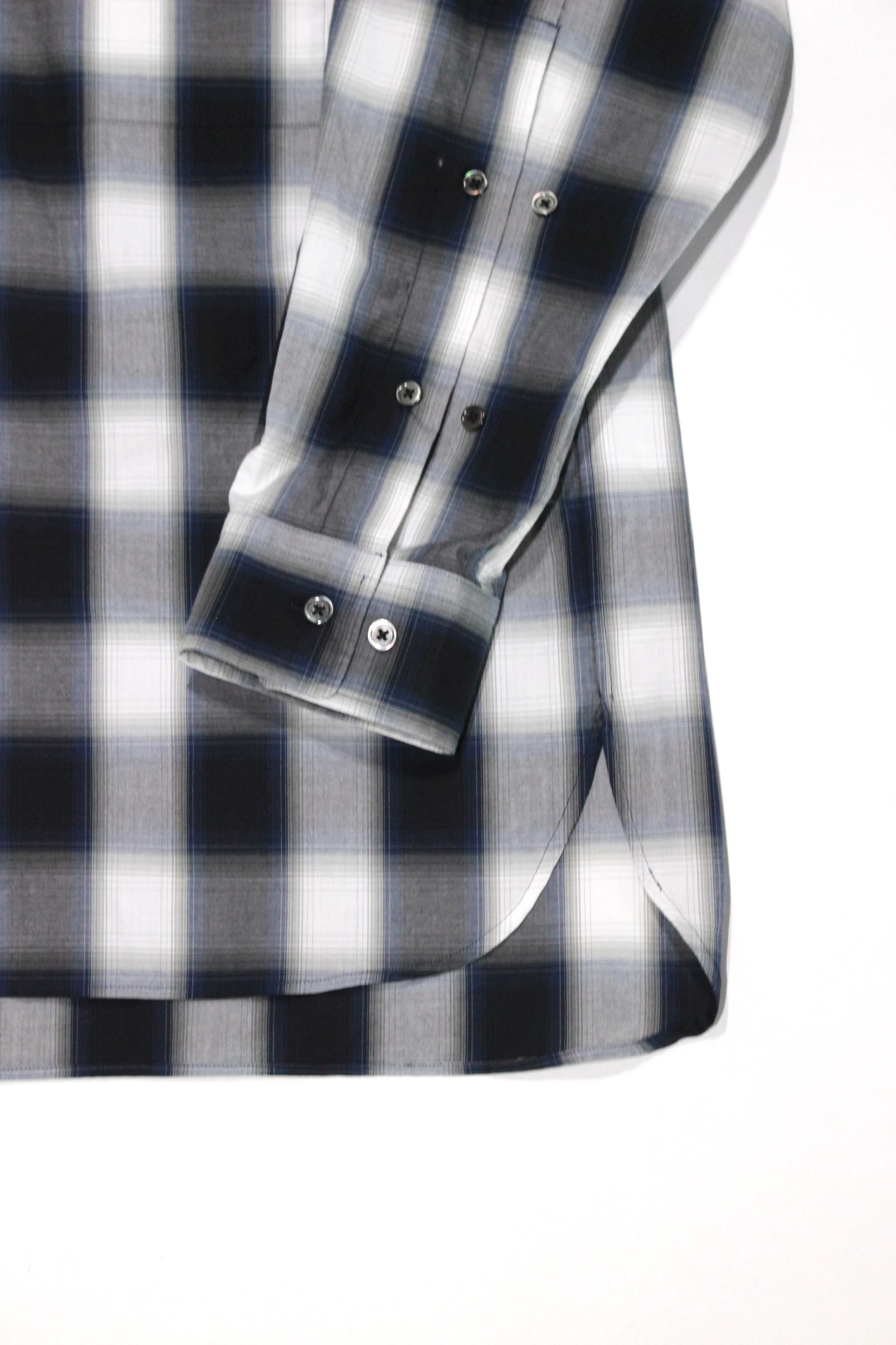 FRONT FLY SHIRT/チェックシャツ