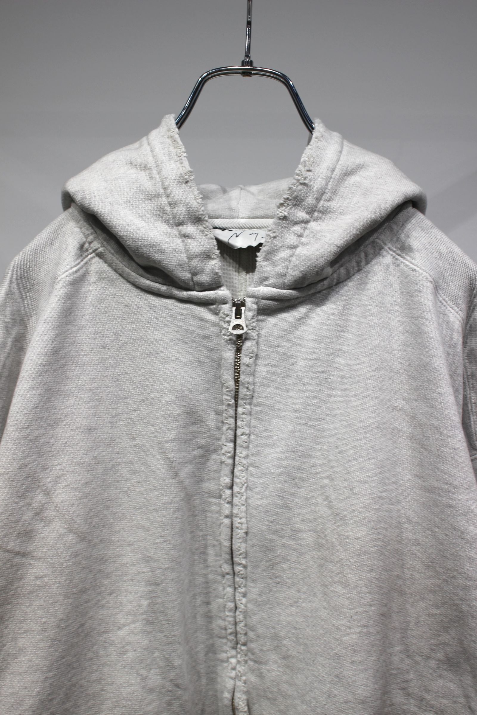 ZIP UP HOODIE | HEATHER WHITE | フーディー