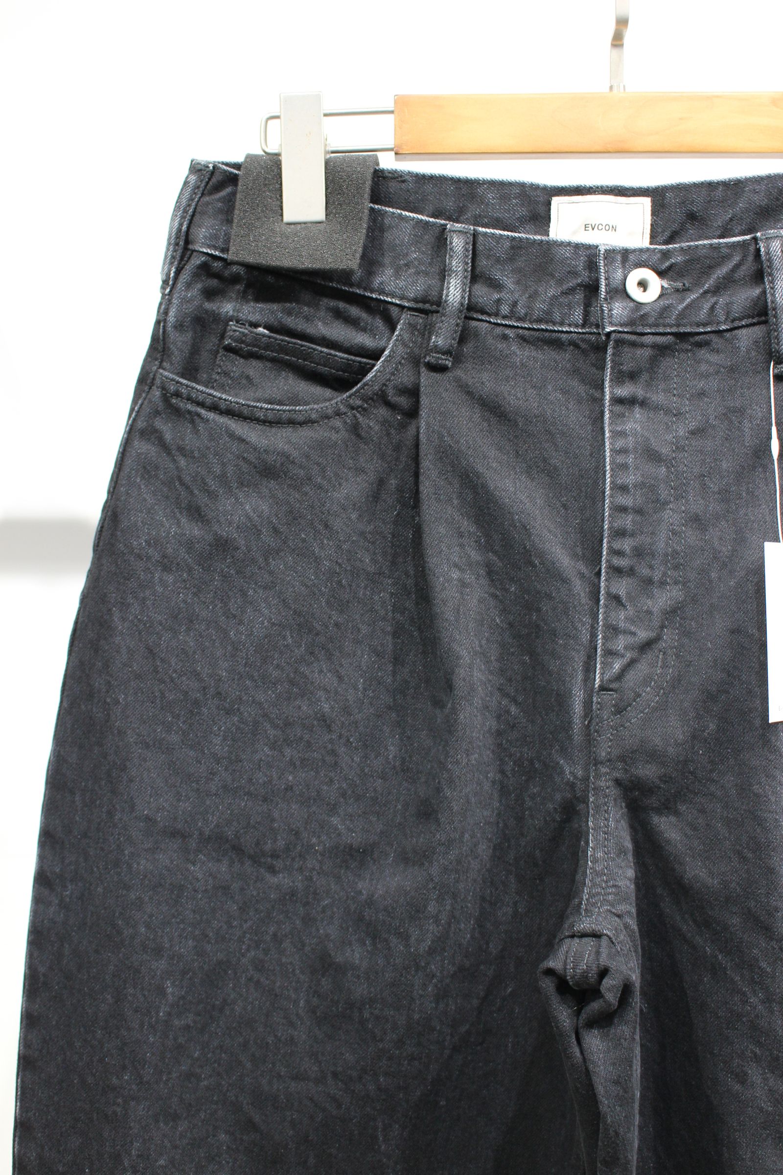 251-91507]EVCON(エビコン) 1TUCK BAGGY DENIM BIO 1タック
