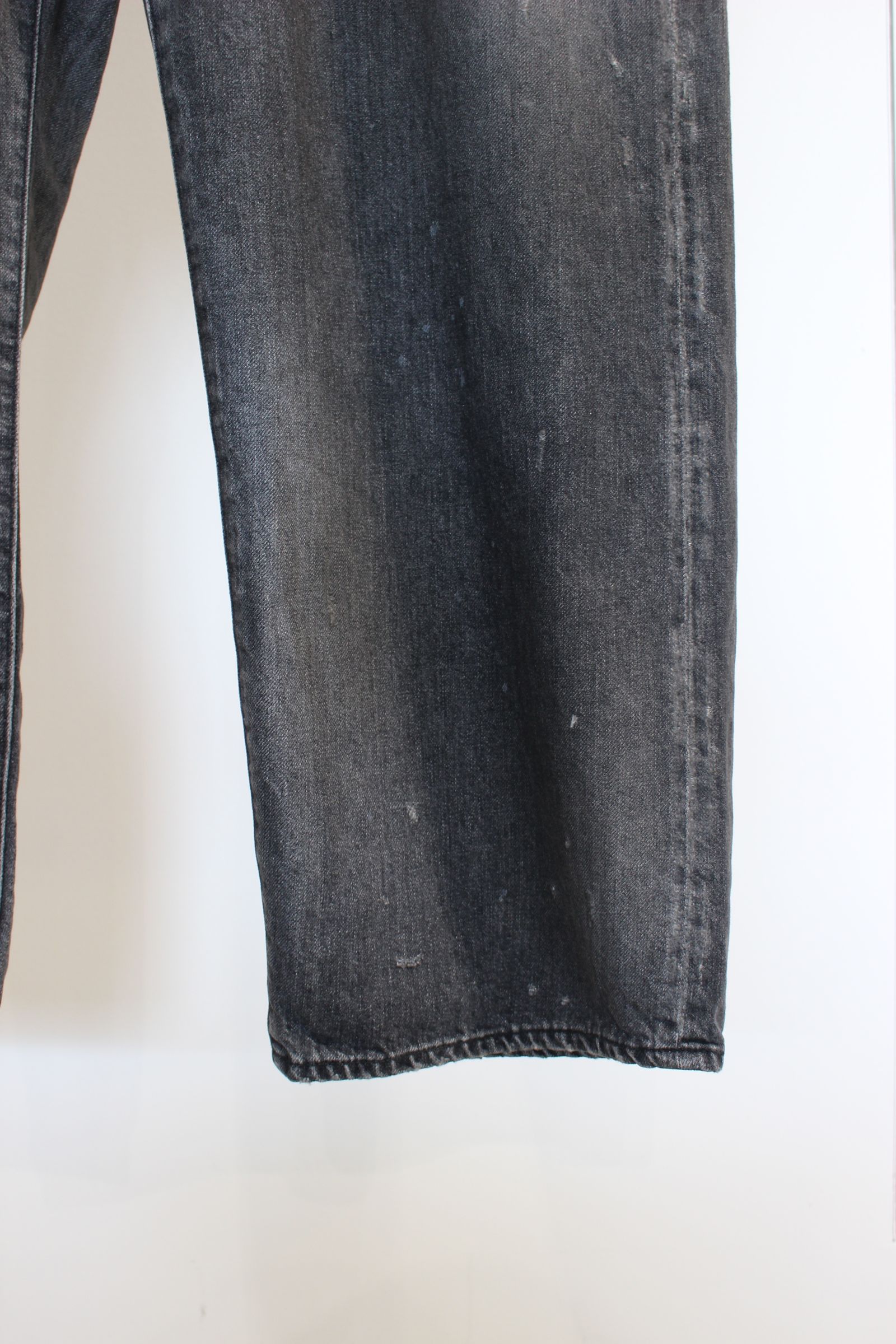 ANCELLM - TAPERED 5P DENIM PANTS | BLACK | デニム | NapsNote