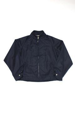 CASHMERE FLANNEL DRIZZLER JACKET/ウールカシミヤフランネルハリントンジャケットブルゾン