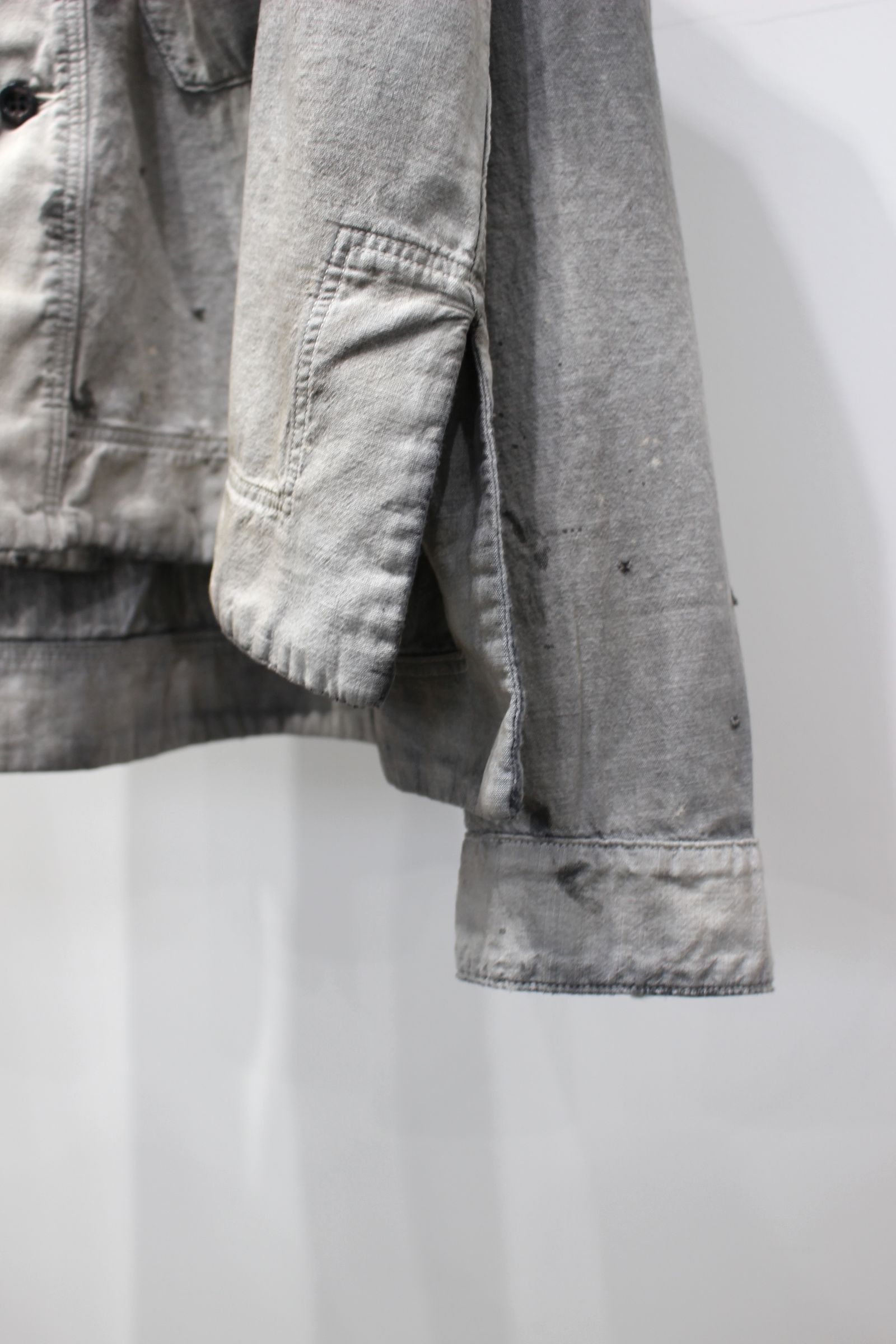 ancellm 22ss シャンブレージャケット ANCELLM - CHAMBRAY SHIRT JACKET | BLACK | シャンブレーシャツ