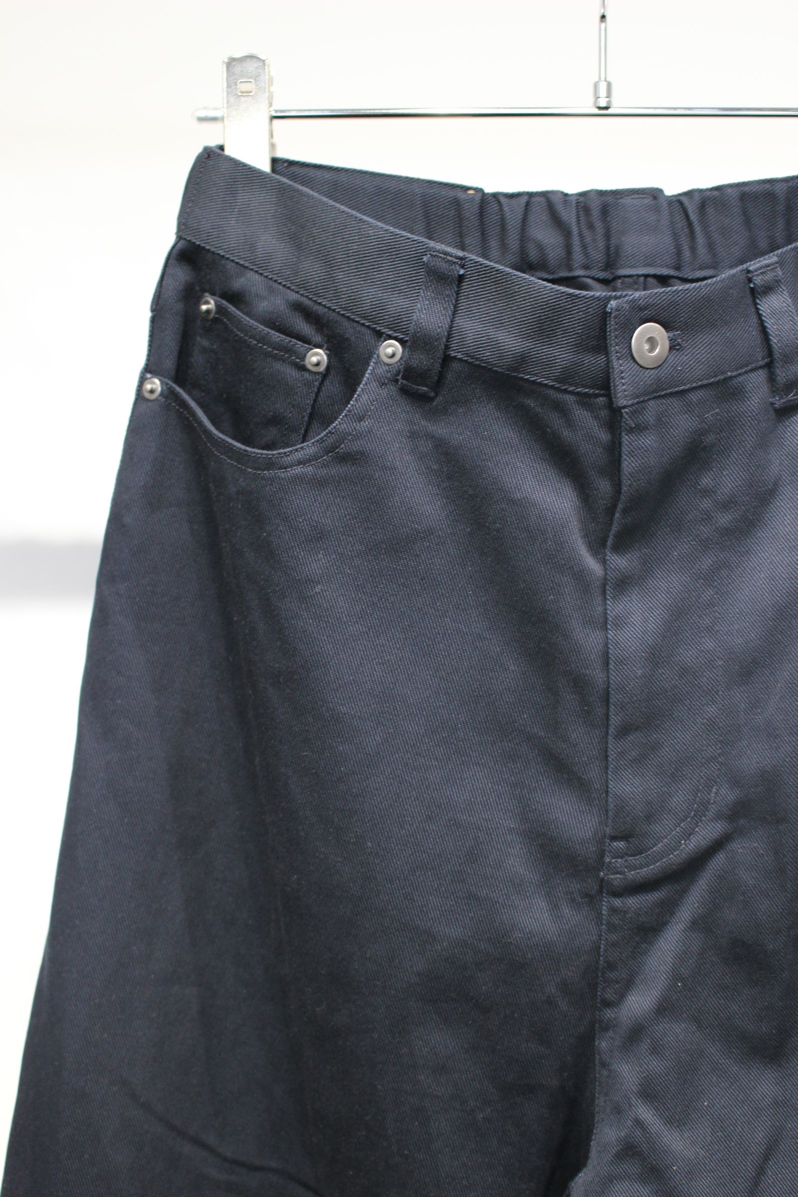 Clear Twill Crescent Wide 5-Pocket Trousers | NAVY | 5ポケットパンツ
