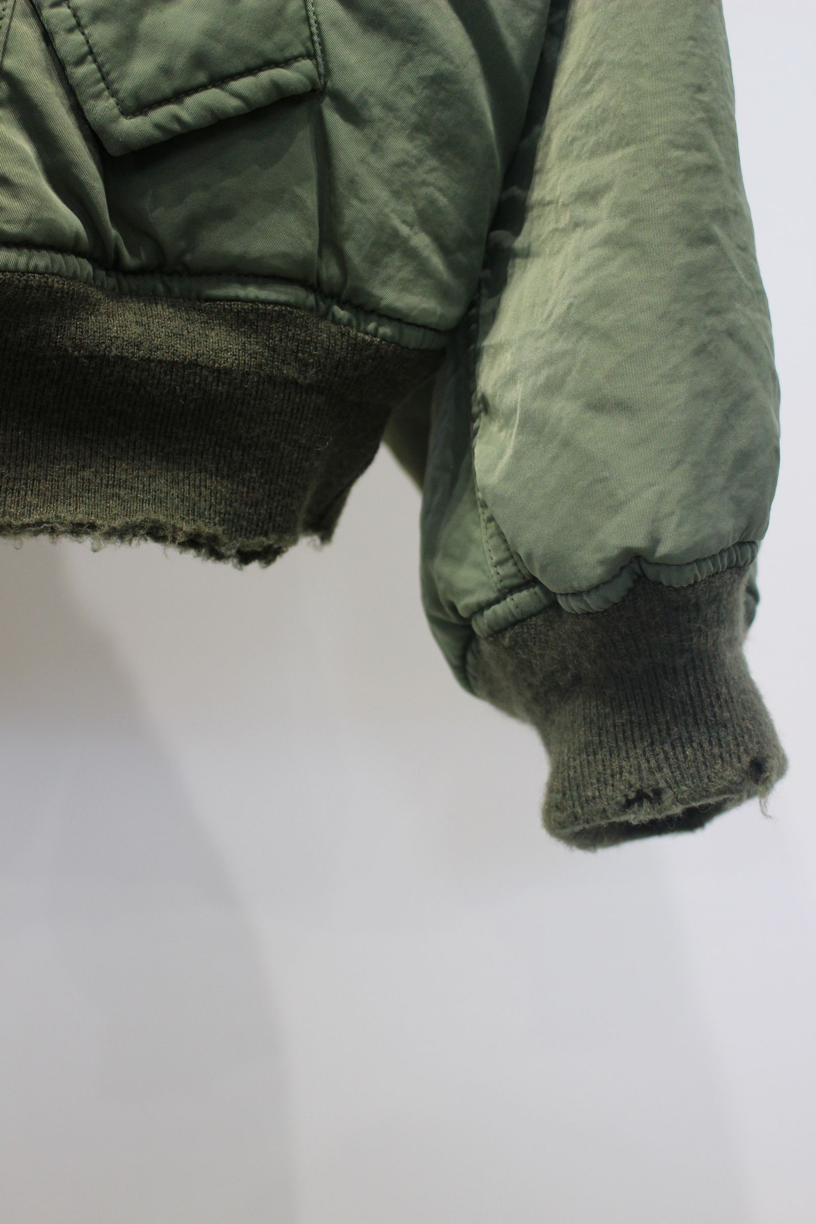 AGING BOMBER JACKET | KHAKI | ボンバージャケット
