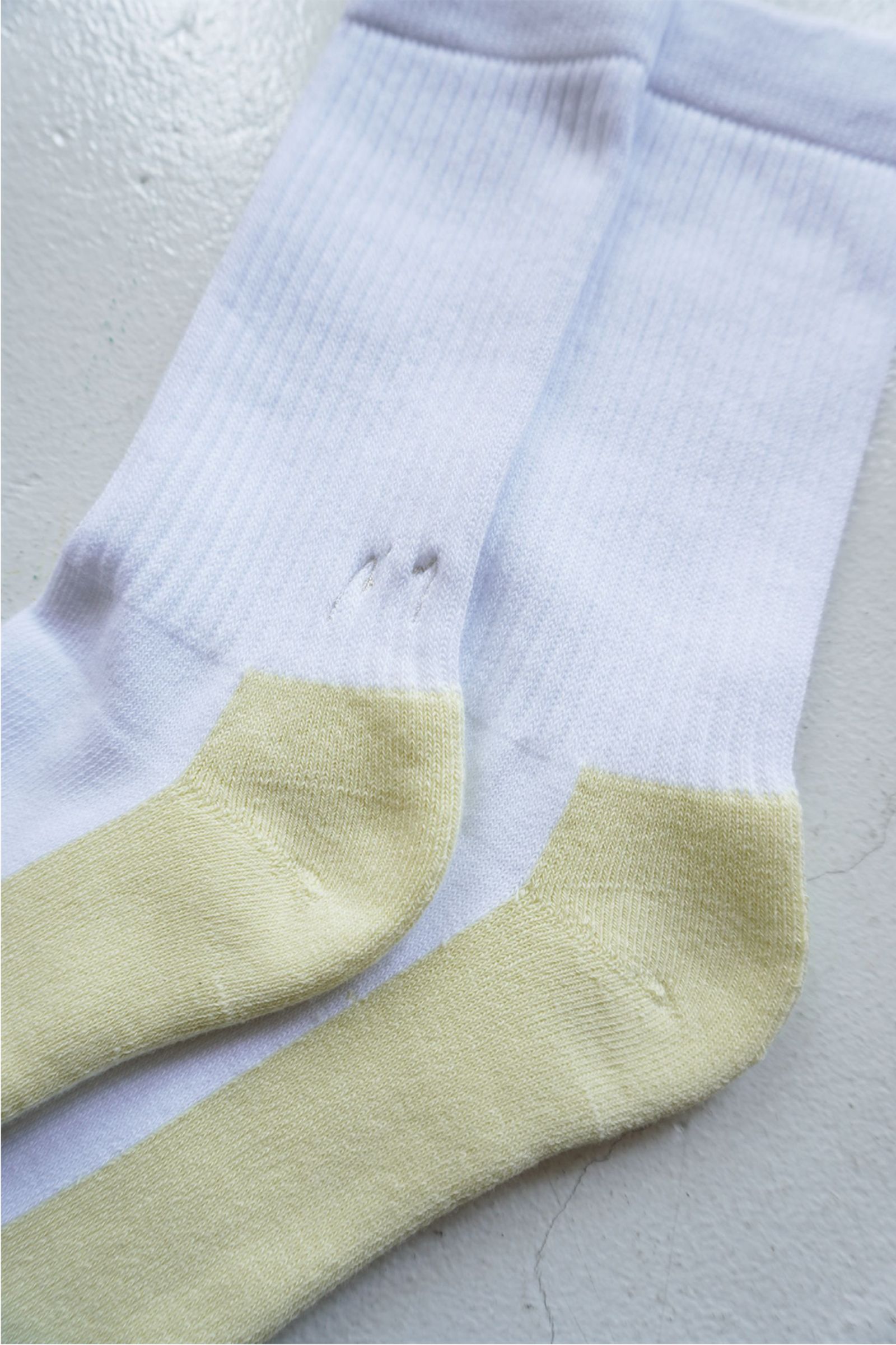 2TONE LOGO SOCKS | WHITE | ソックス