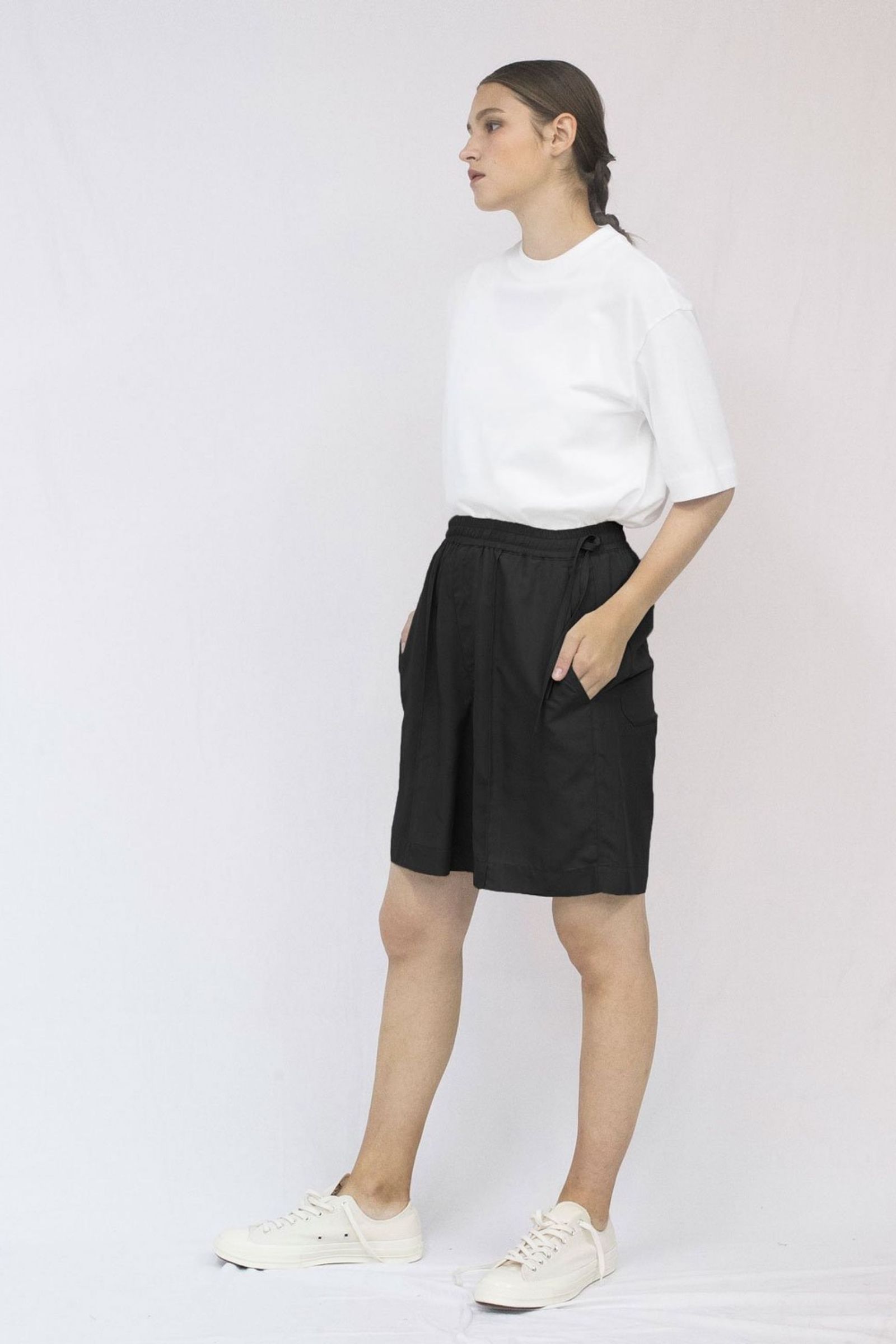 SOFT DRAPE MODAL SHORT Pants/ショートパンツ