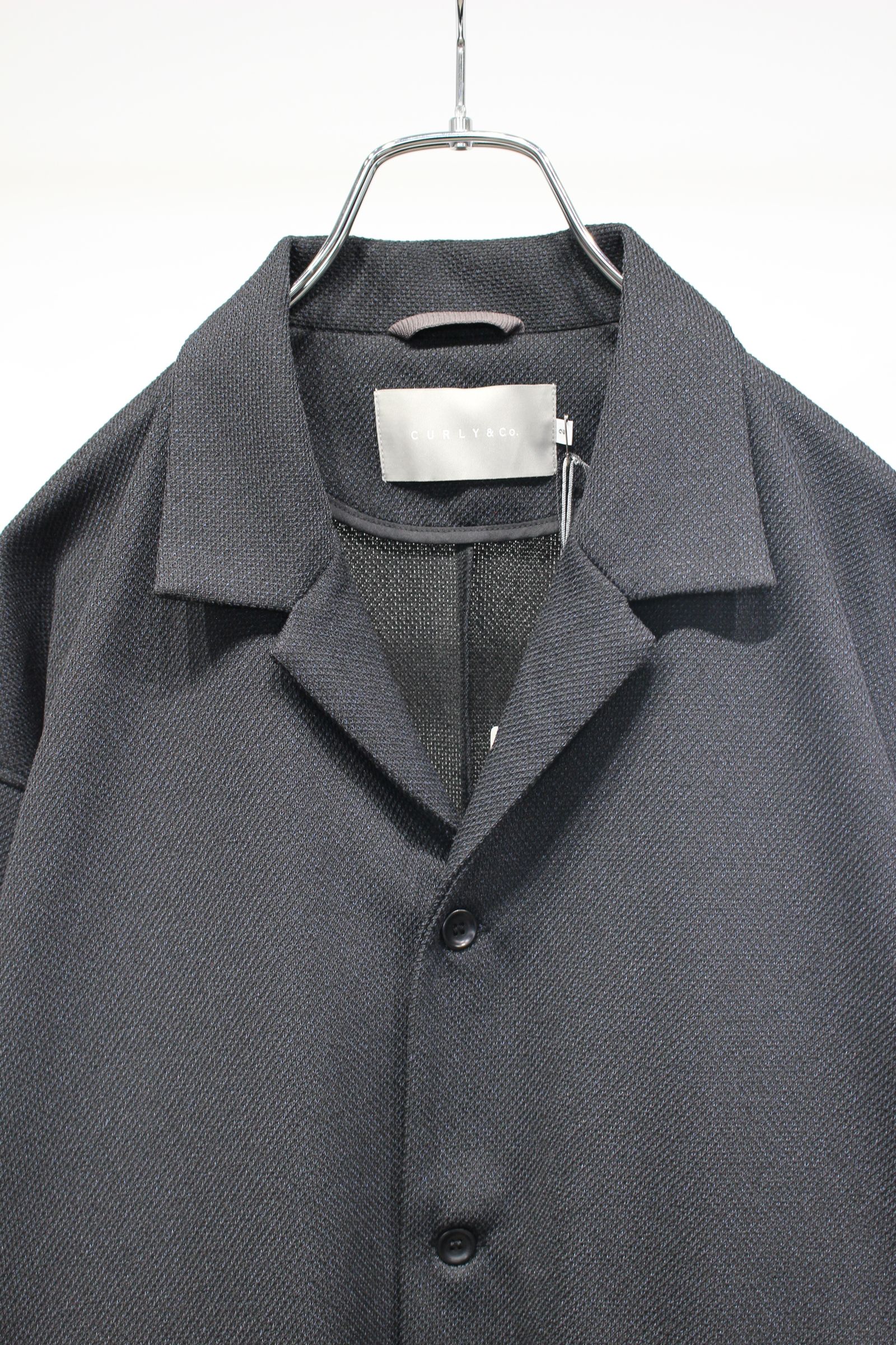 AIR PIQUE SHIRT JACKET | BLACK | シャツジャケット