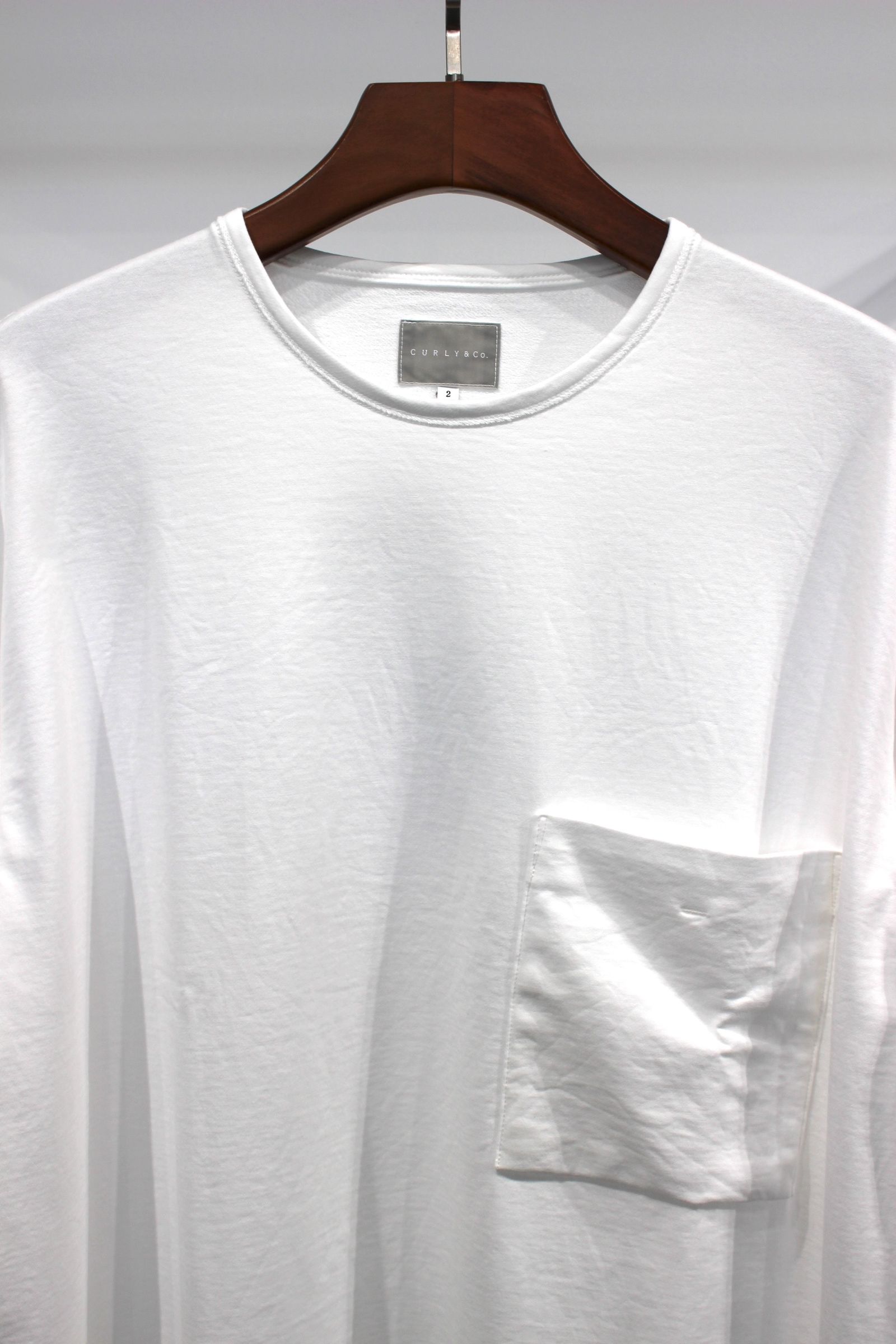 COMPACT FRENCH TERRY Q/S TEE | WHITE | カットソー