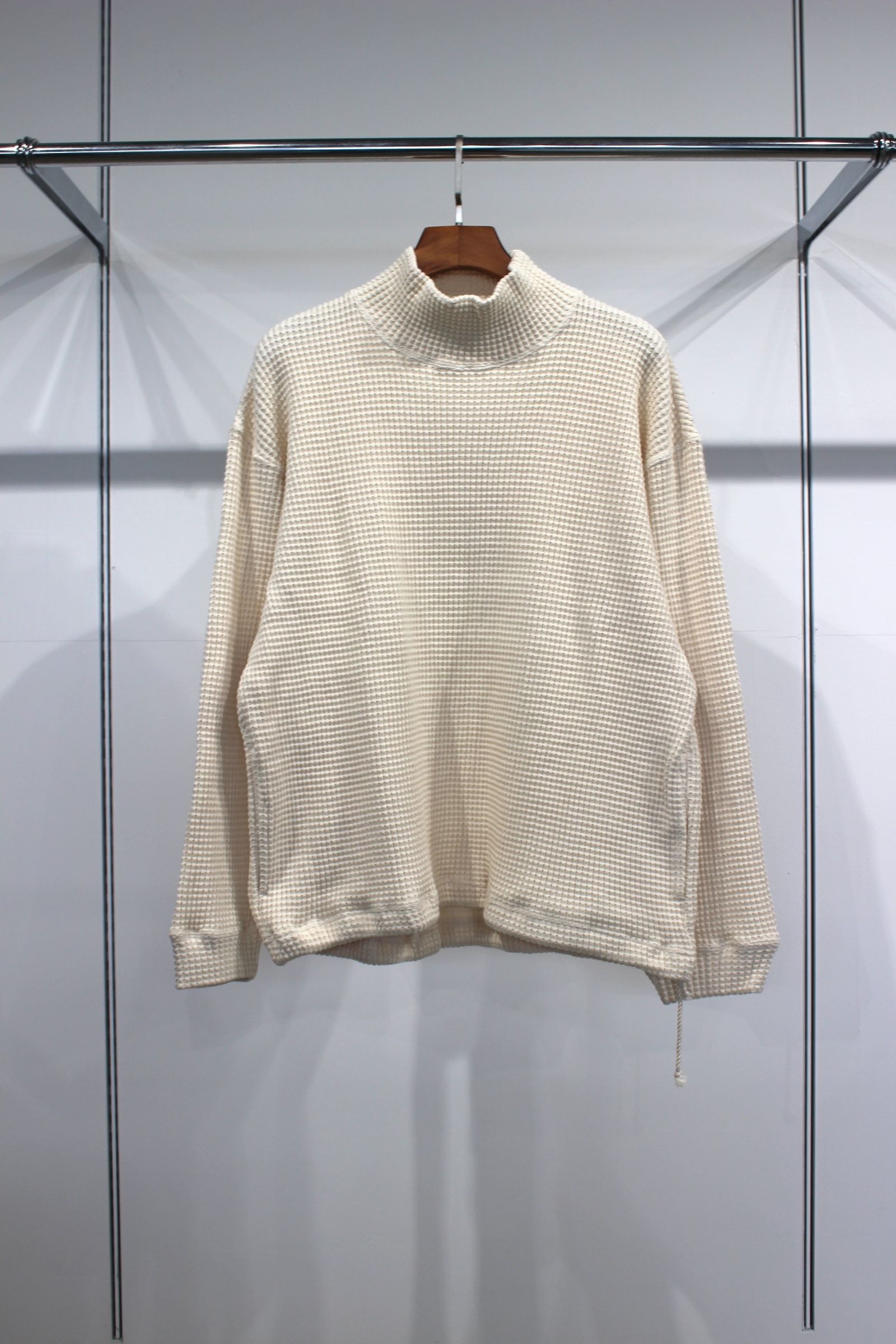 ALBERT MOC SWEATER | ECRU | ワッフルカットソー