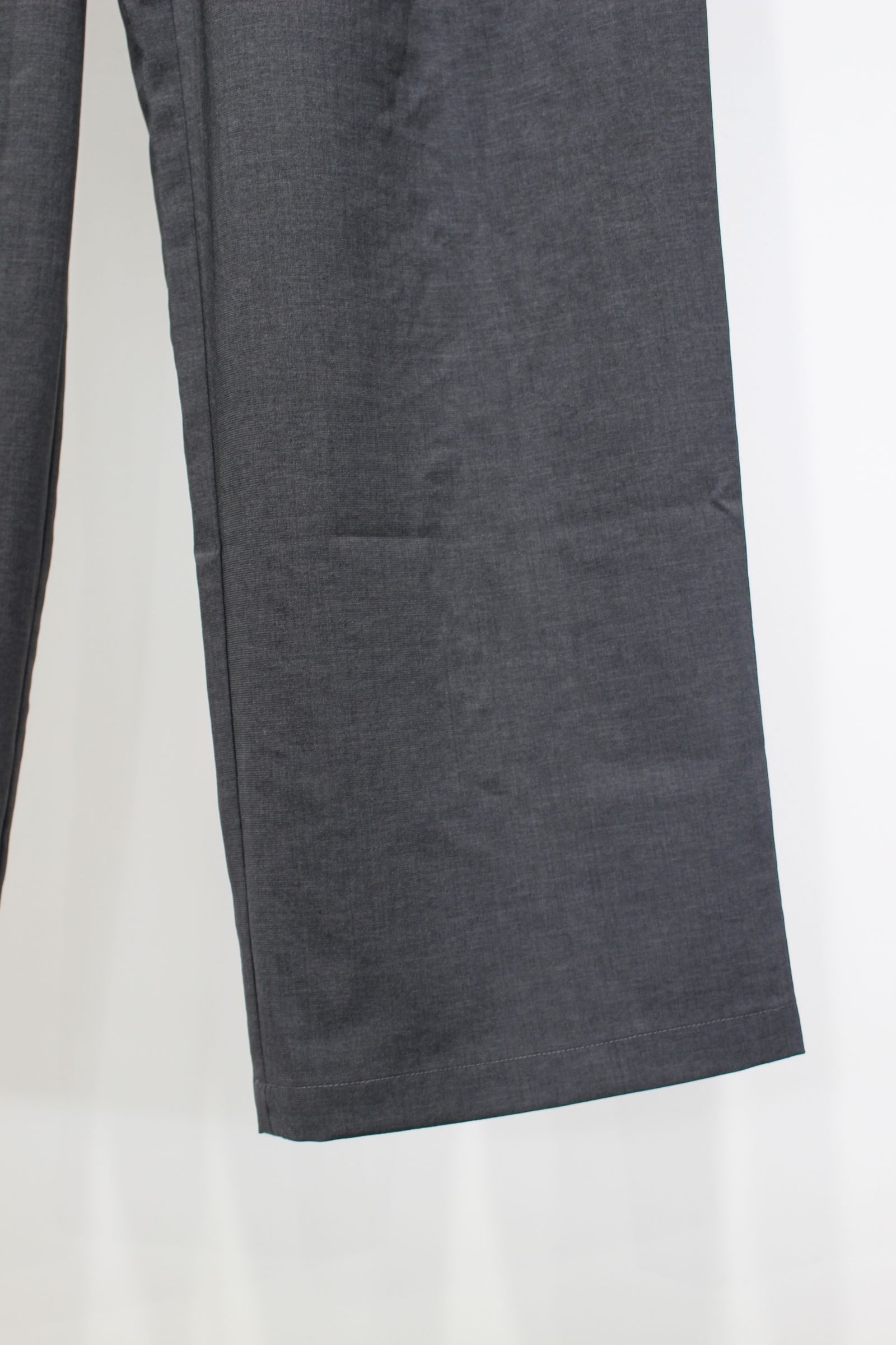 NEW SEMI WIDE SHARI PANTS | CHAMBRAY BLACK | イージーパンツ