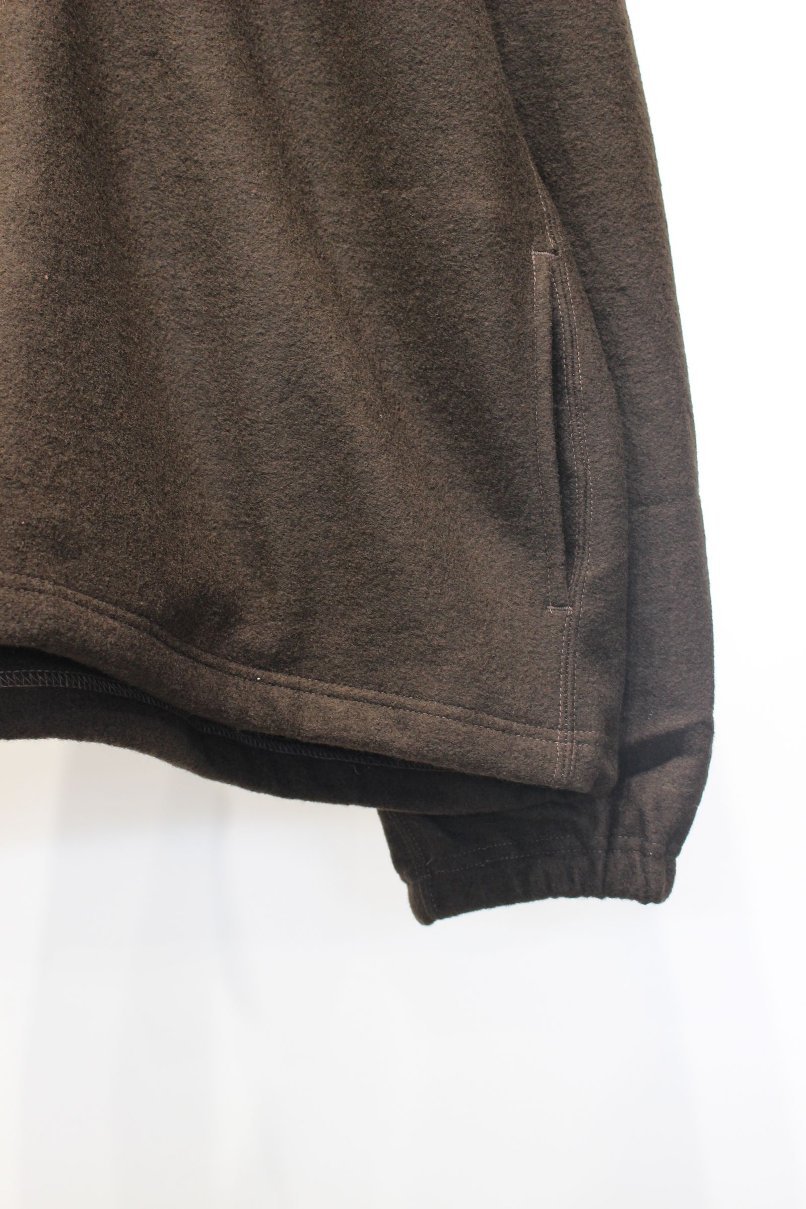 WOOL PULL OVER SHIRT | D.BROWN | プルオーバー
