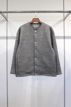RAFFY SNAP BUTTON CARDIGAN -brushed- | CHARCOAL | カーディガン