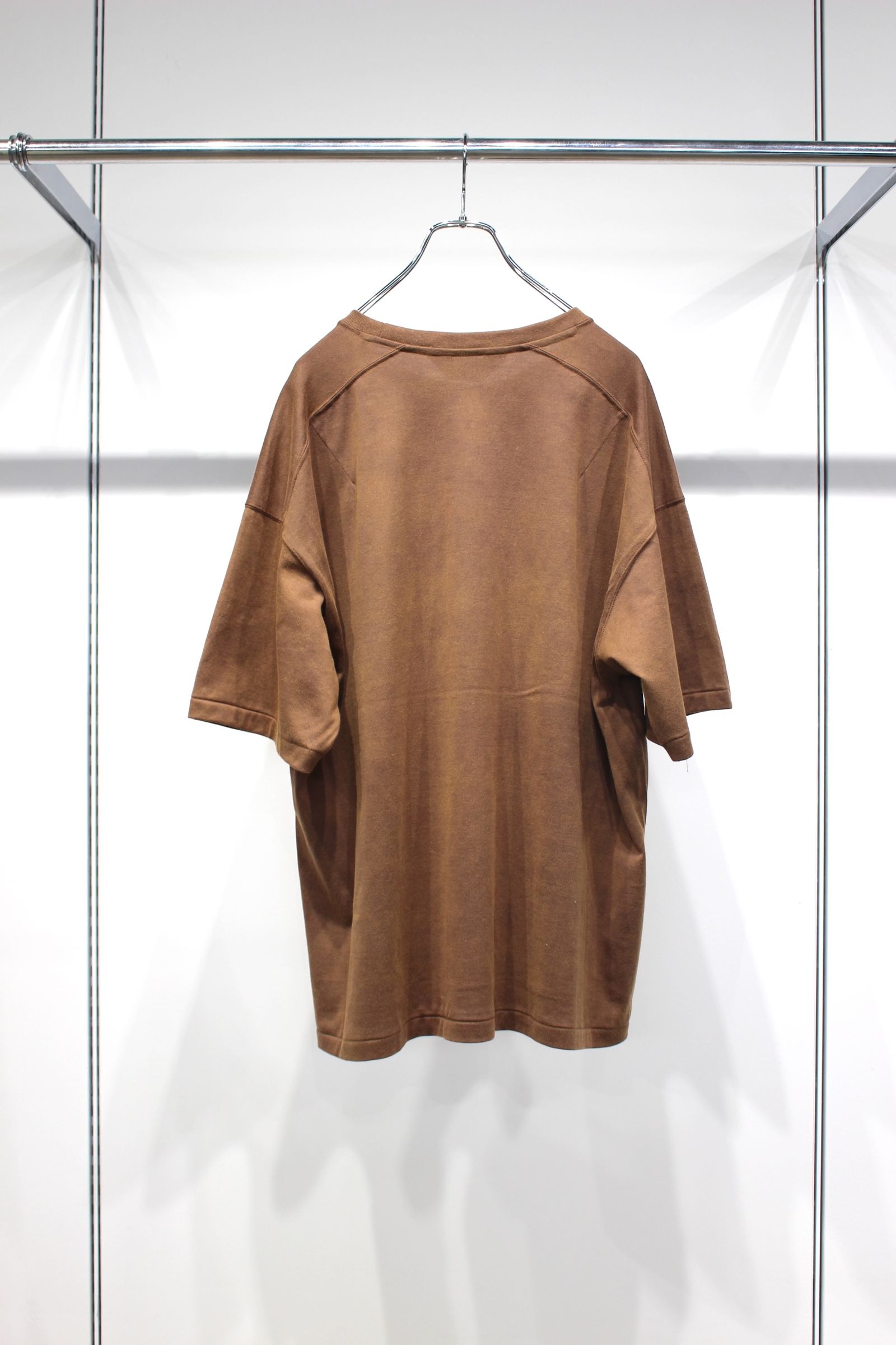 UNEVENNESS T-SHIRT | BROWN | カットソー