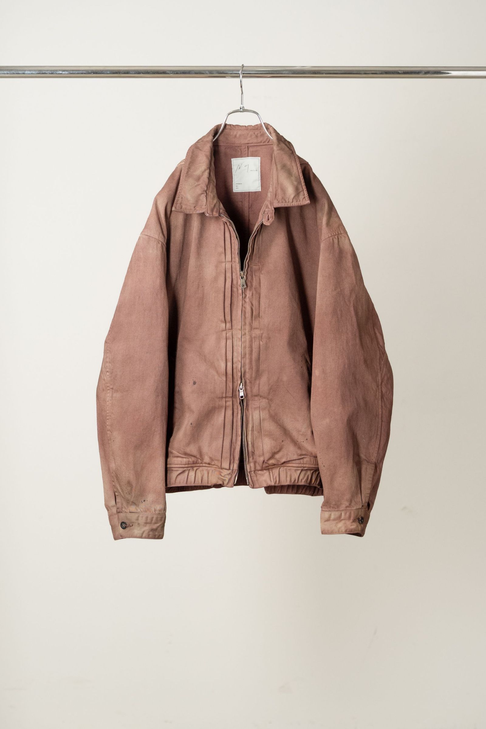 AGING DENIM TUCK JACKET | MARRON | デニムジャケット