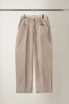 AGING CHINO SLACKS | GRAY | チノスラックス