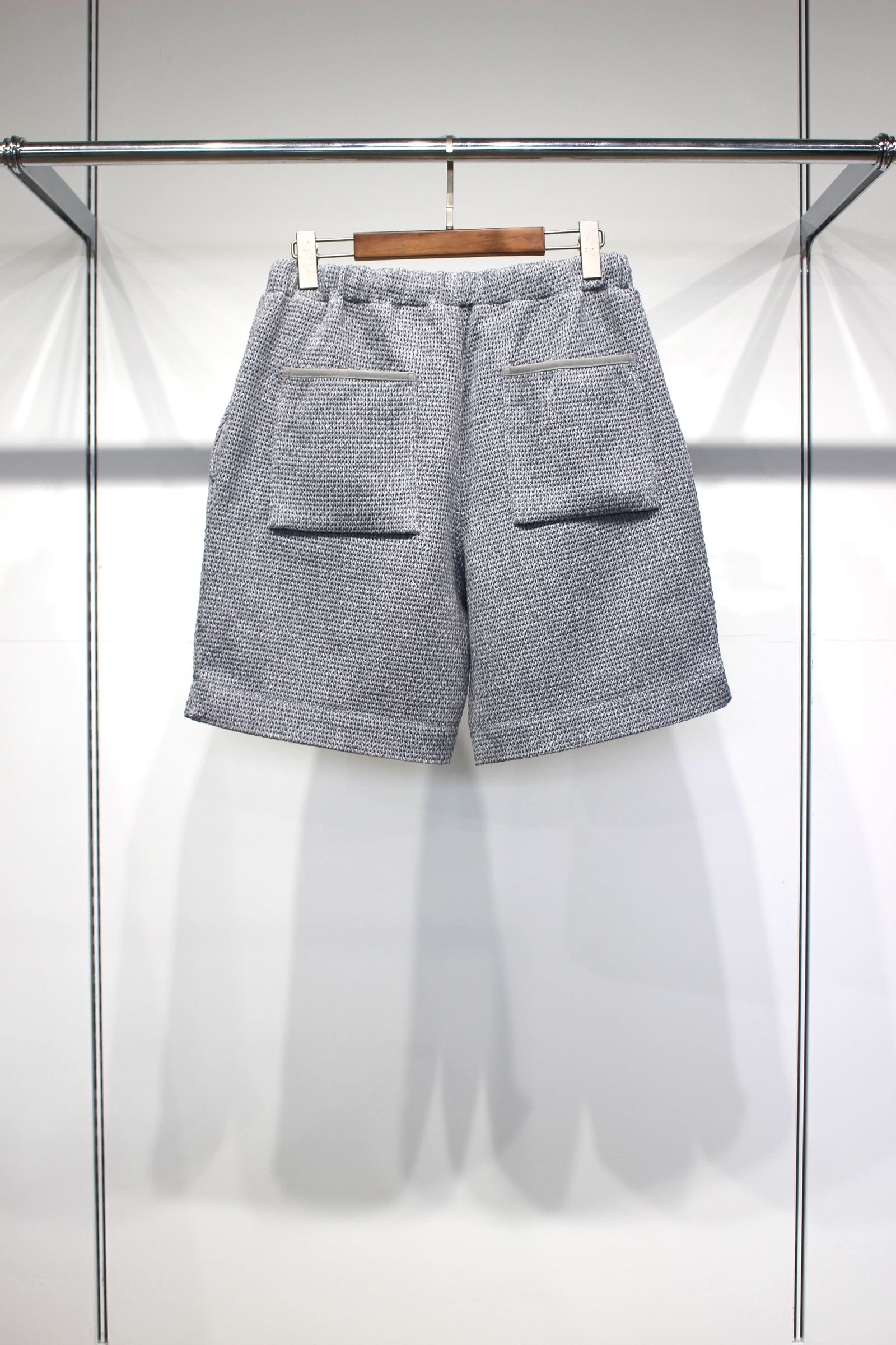 HONEYCOMB KNIT SHORTS | M.GRAY | ショートパンツ